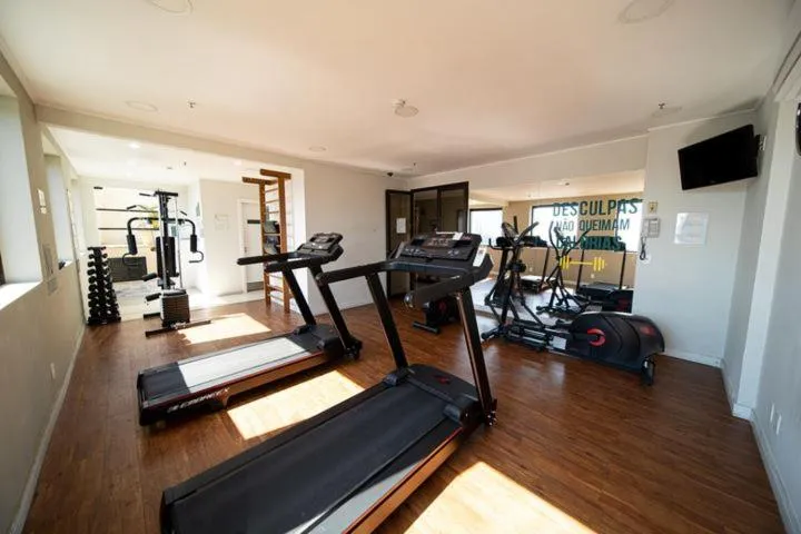 Fitness centre/facilities in FLAT in DENTRO DO HOTEL 4 ESTRELAS - RUA DIOGO MOREIRA 247 , CORAÇÃO DA FARIA LIMA - ÓTIMA LOCALIZAÇÃO, e CONFORTO
