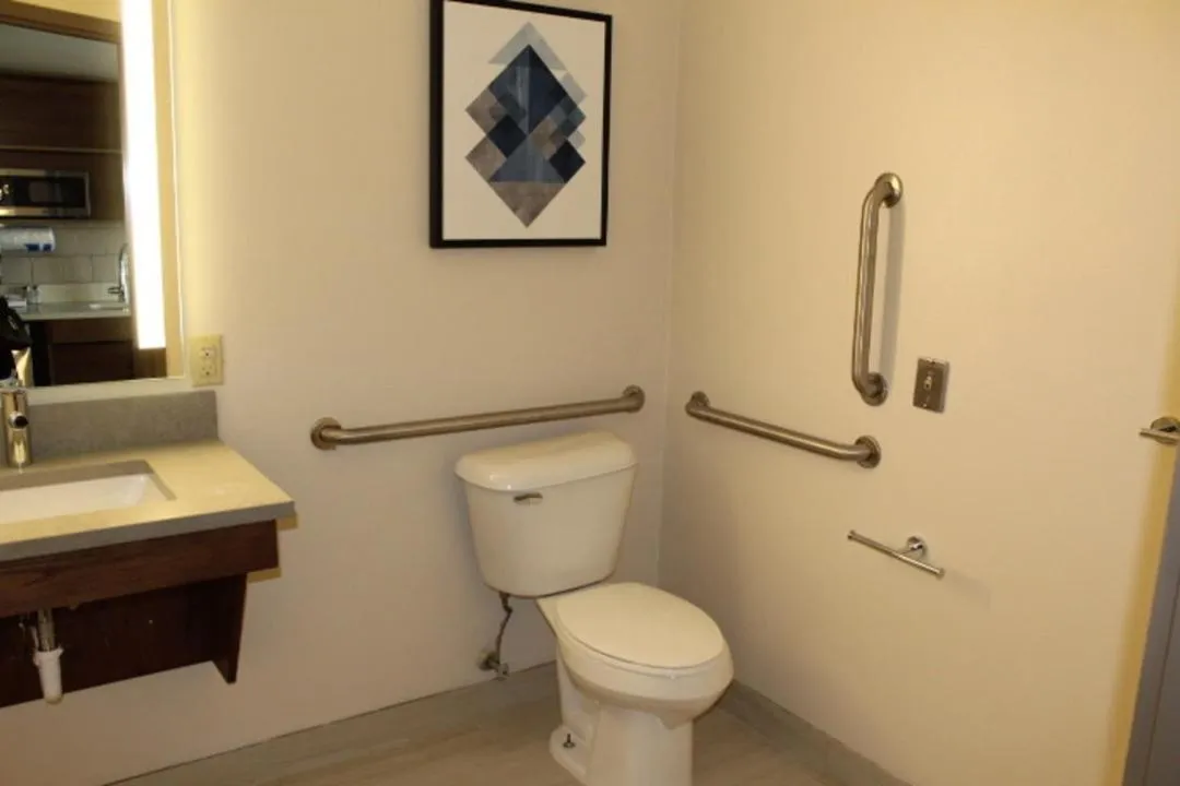 Queen Studio Suite with Roll In Shower - Mobility Accessible in Candlewood Suites Southfield - Detroit by IHG