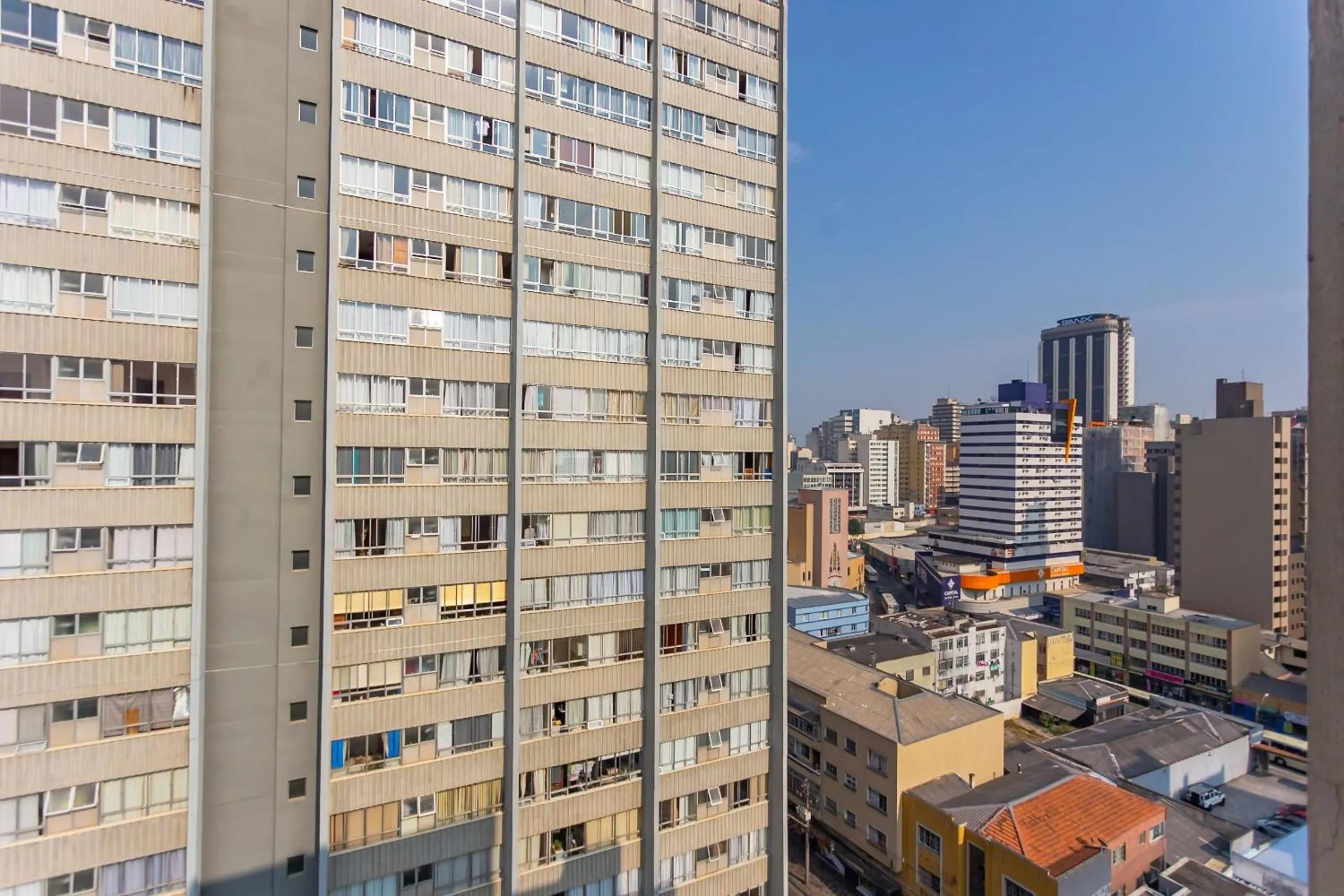 View (from property/room) in Ed. Charlie Chaplin | Prédio no coração de Curitiba | Gonzaga Stays