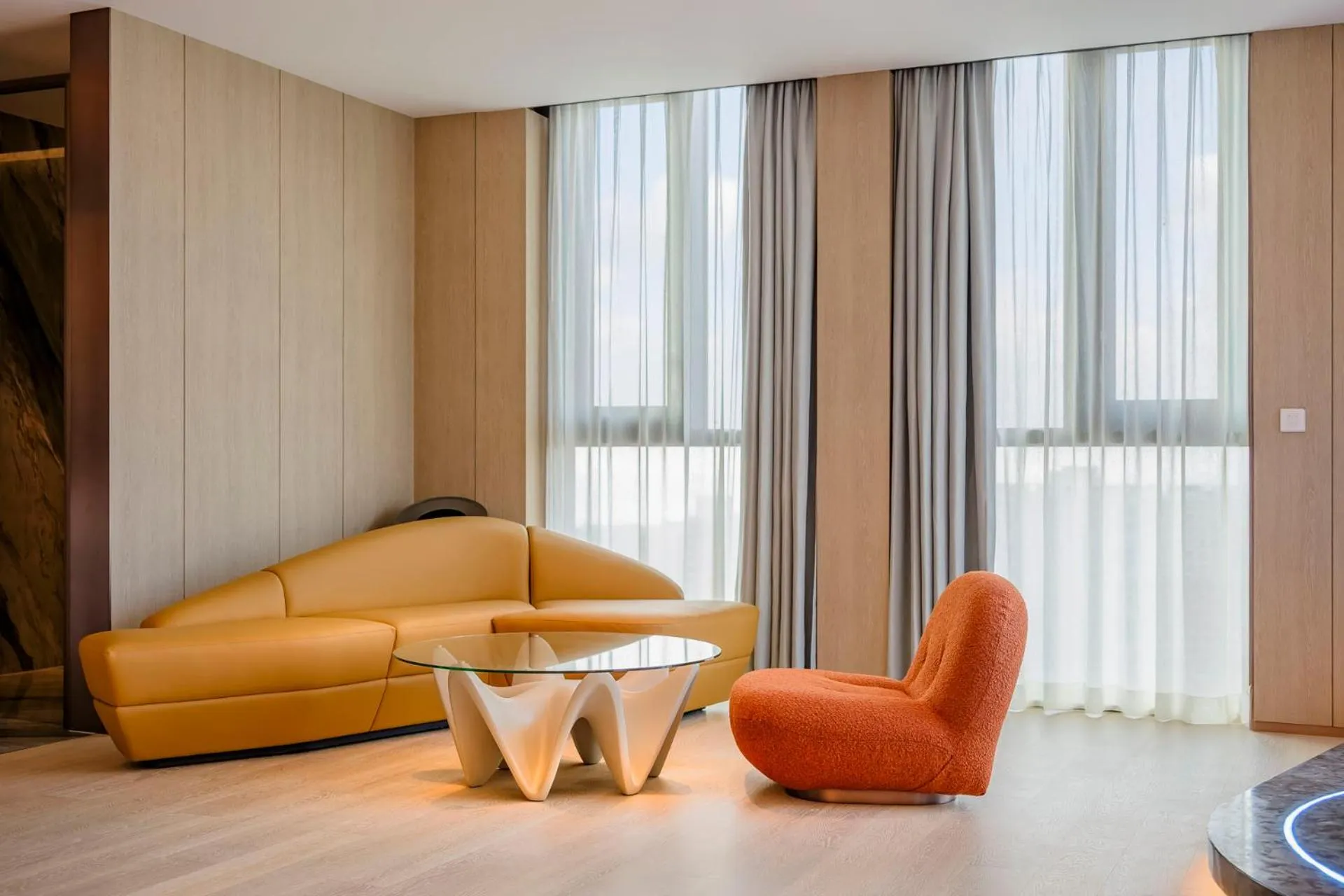 Seating area in Jeju Bolton Hotel