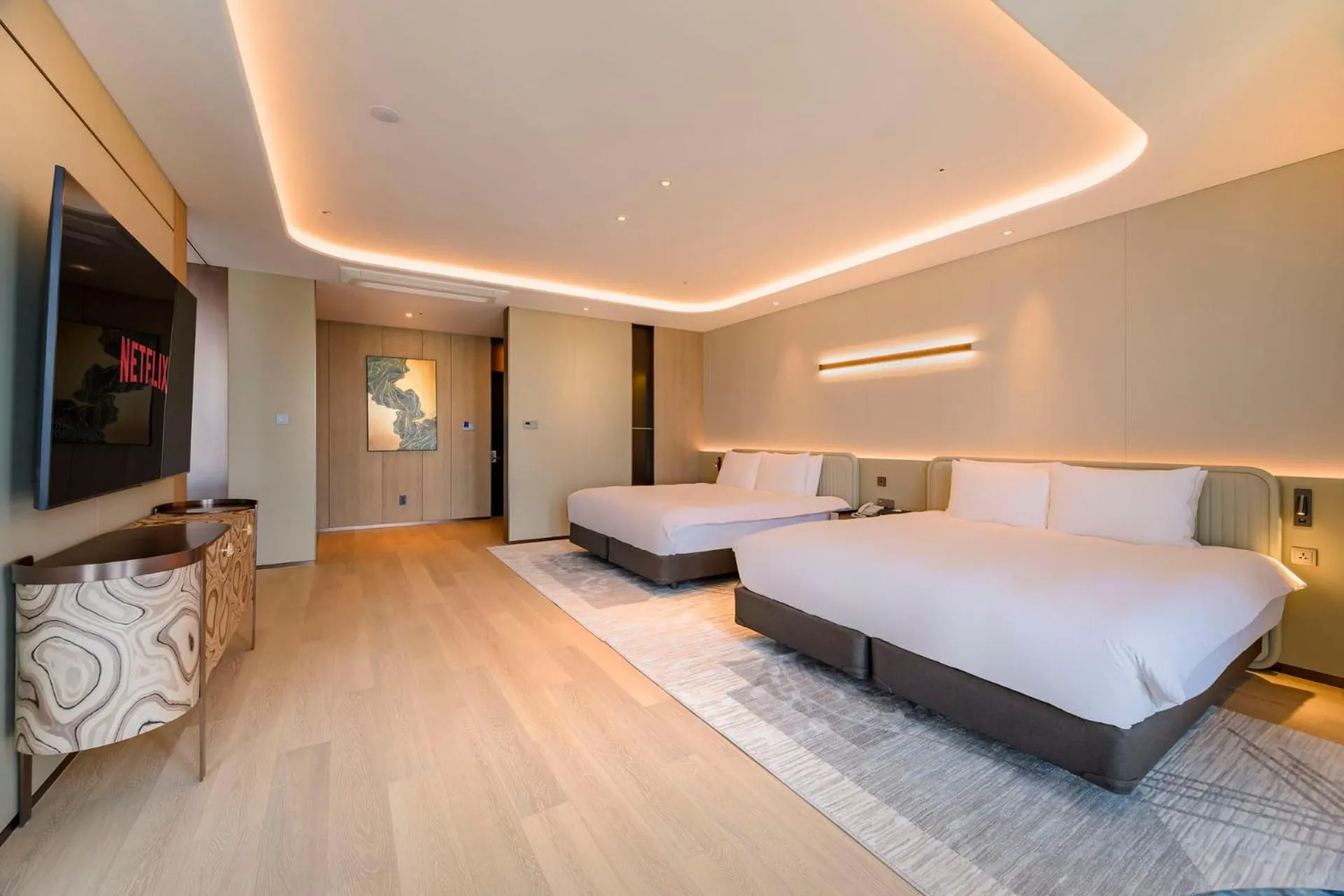 Bedroom, Bed in Jeju Bolton Hotel