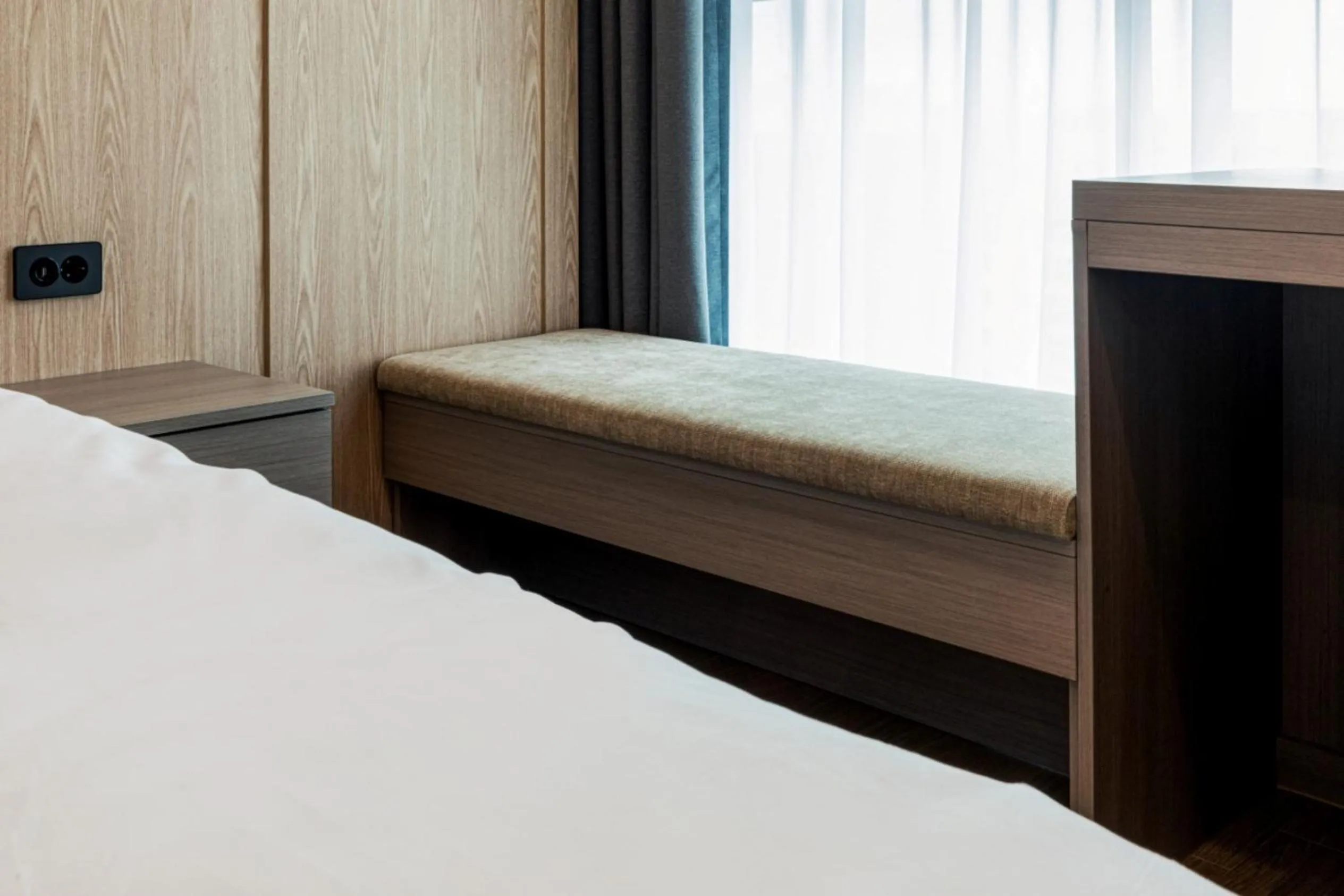 Bed in Jeju Bolton Hotel