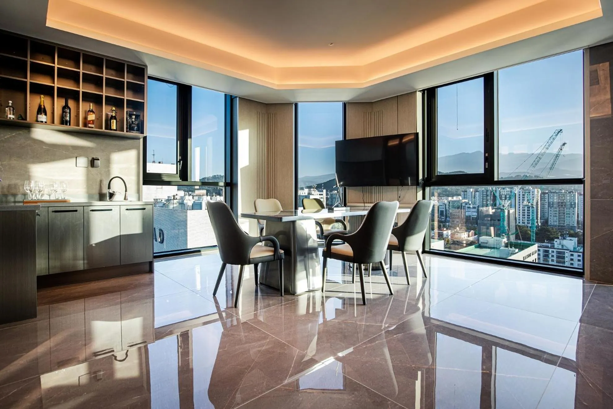 kitchen in Jeju Bolton Hotel