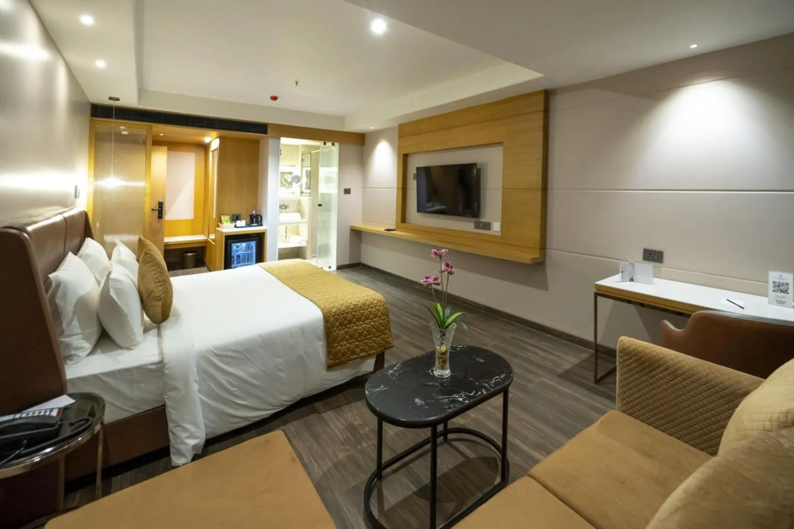 Bed in Regenta Inn Bhavani Nellore By Royal Orchid Hotels