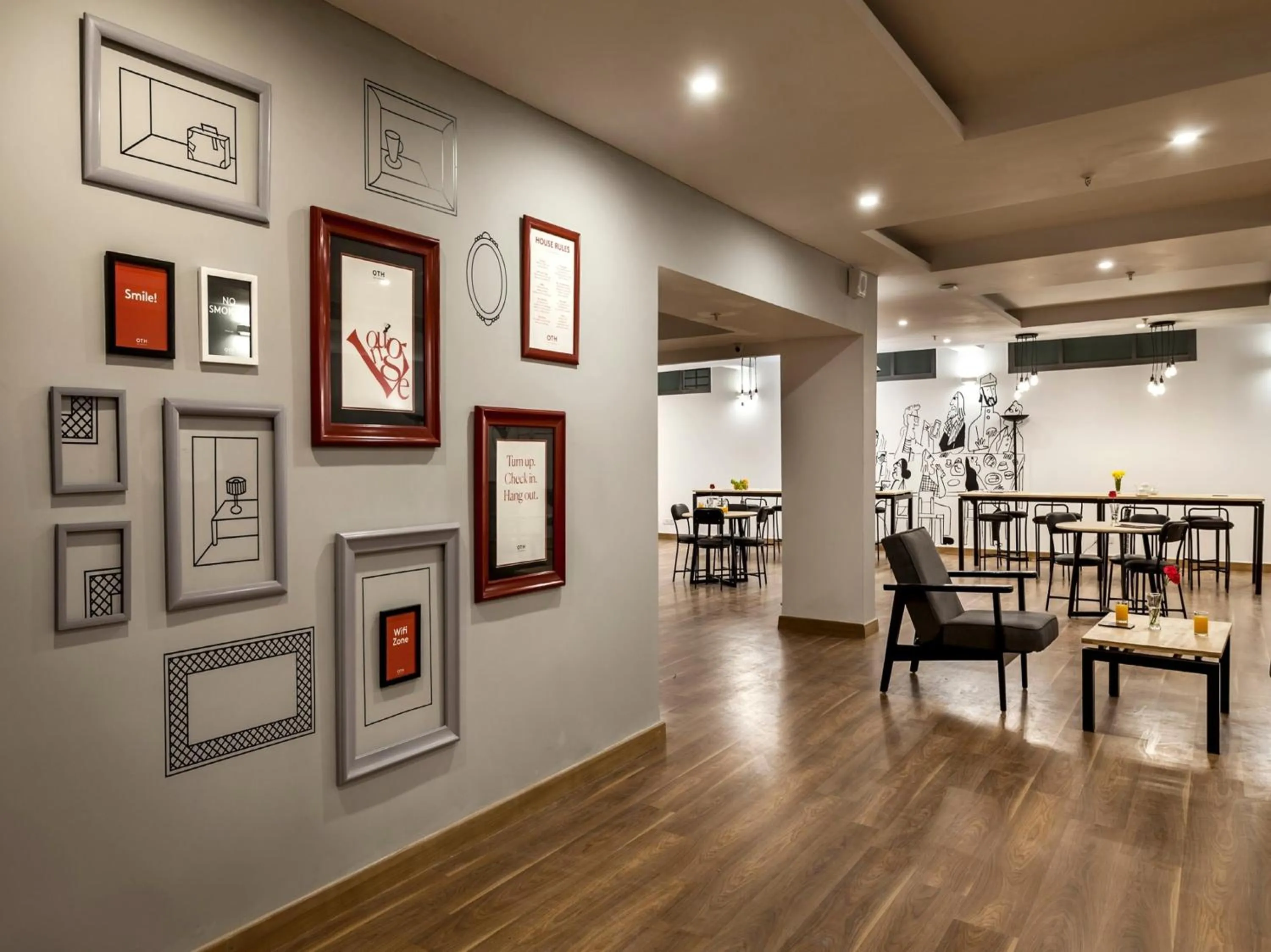 Lobby or reception in Super Townhouse Ecity Inn