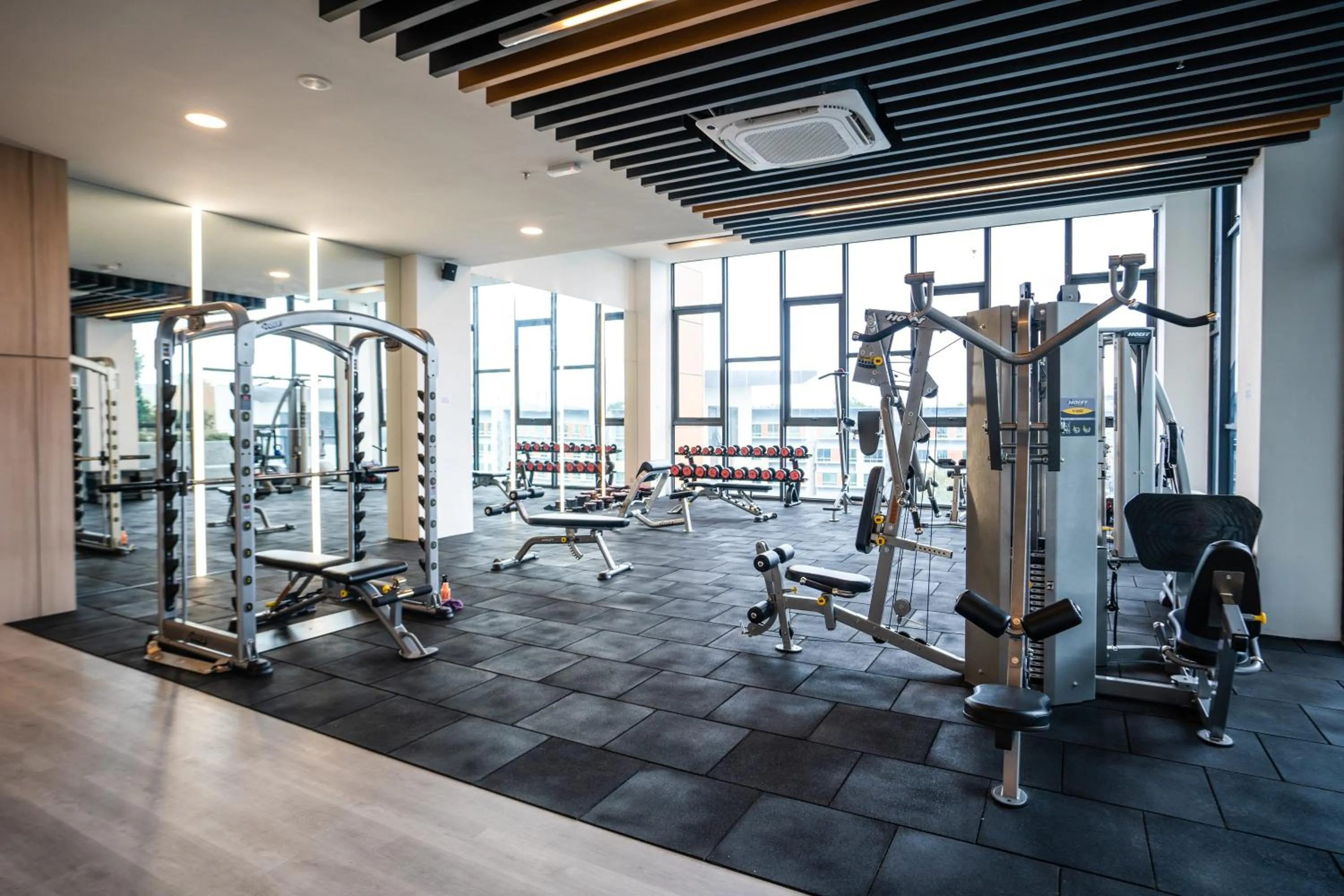 Fitness centre/facilities in K Avenue by CAIRO
