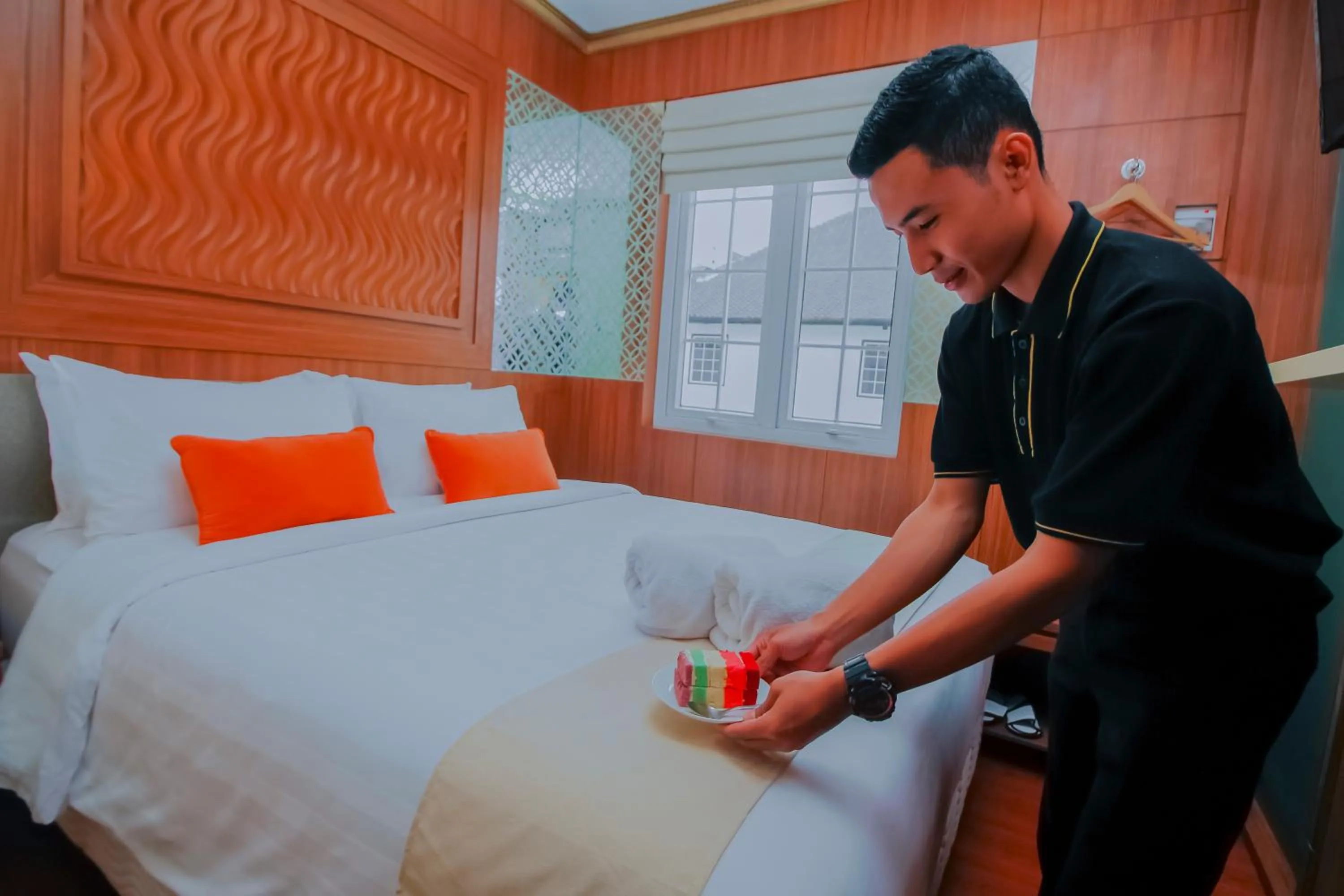 Bed in PETIT BOUTIQUE HOTEL SOLO