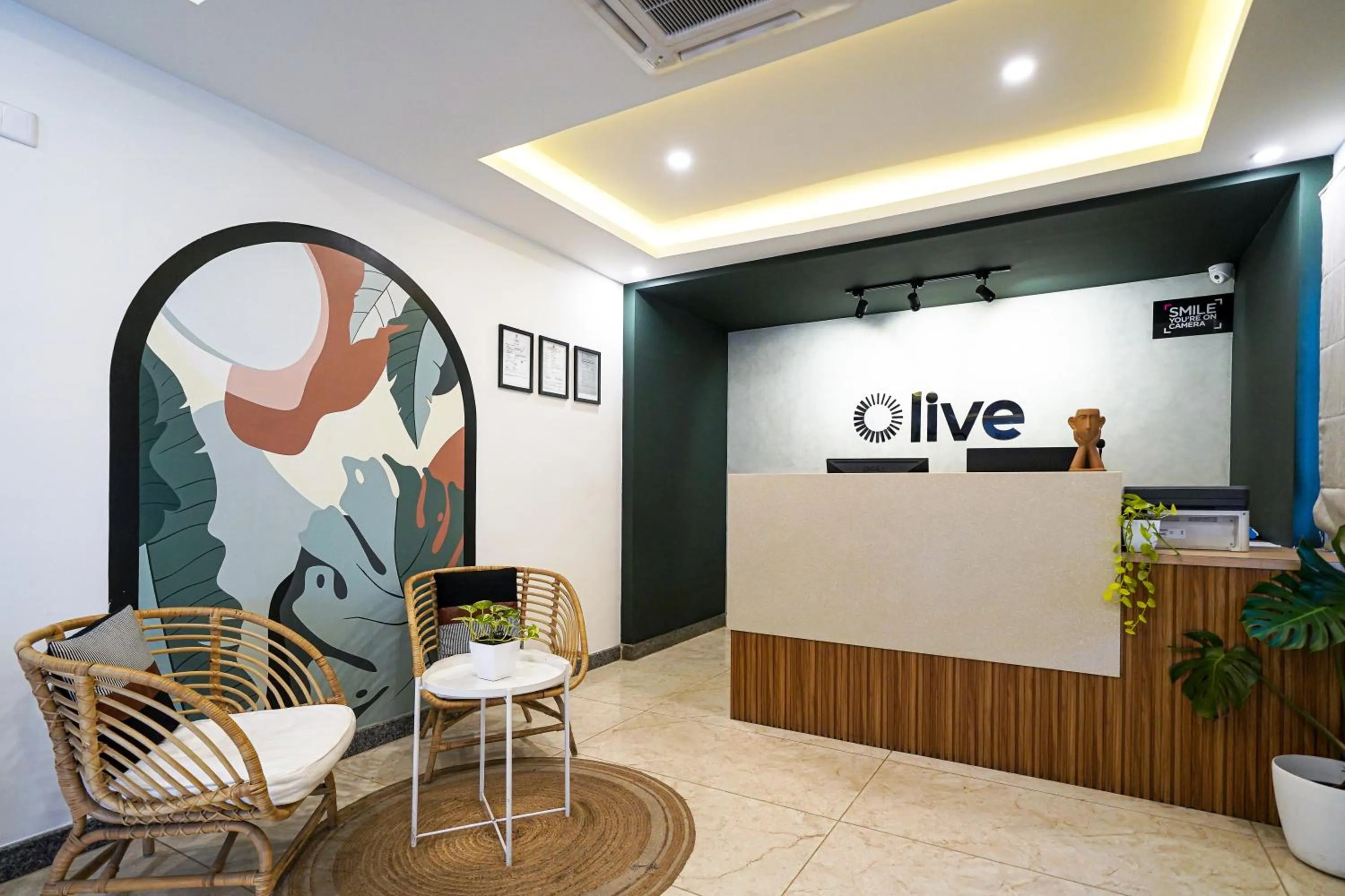 Lobby or reception in Olive Hotel Hebbal by Embassy Group