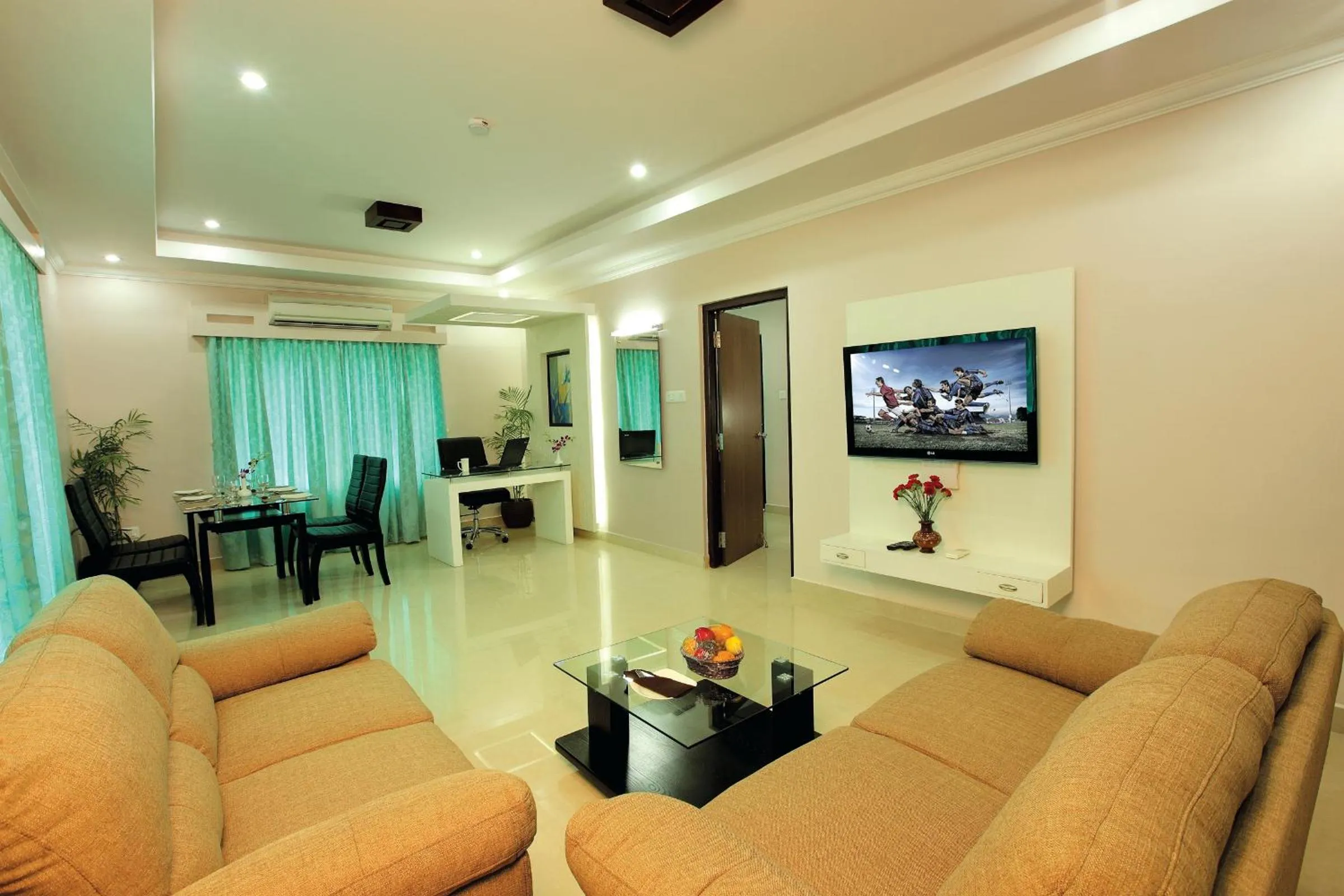 Living room in HOTEL SRIVATSA REGENCY