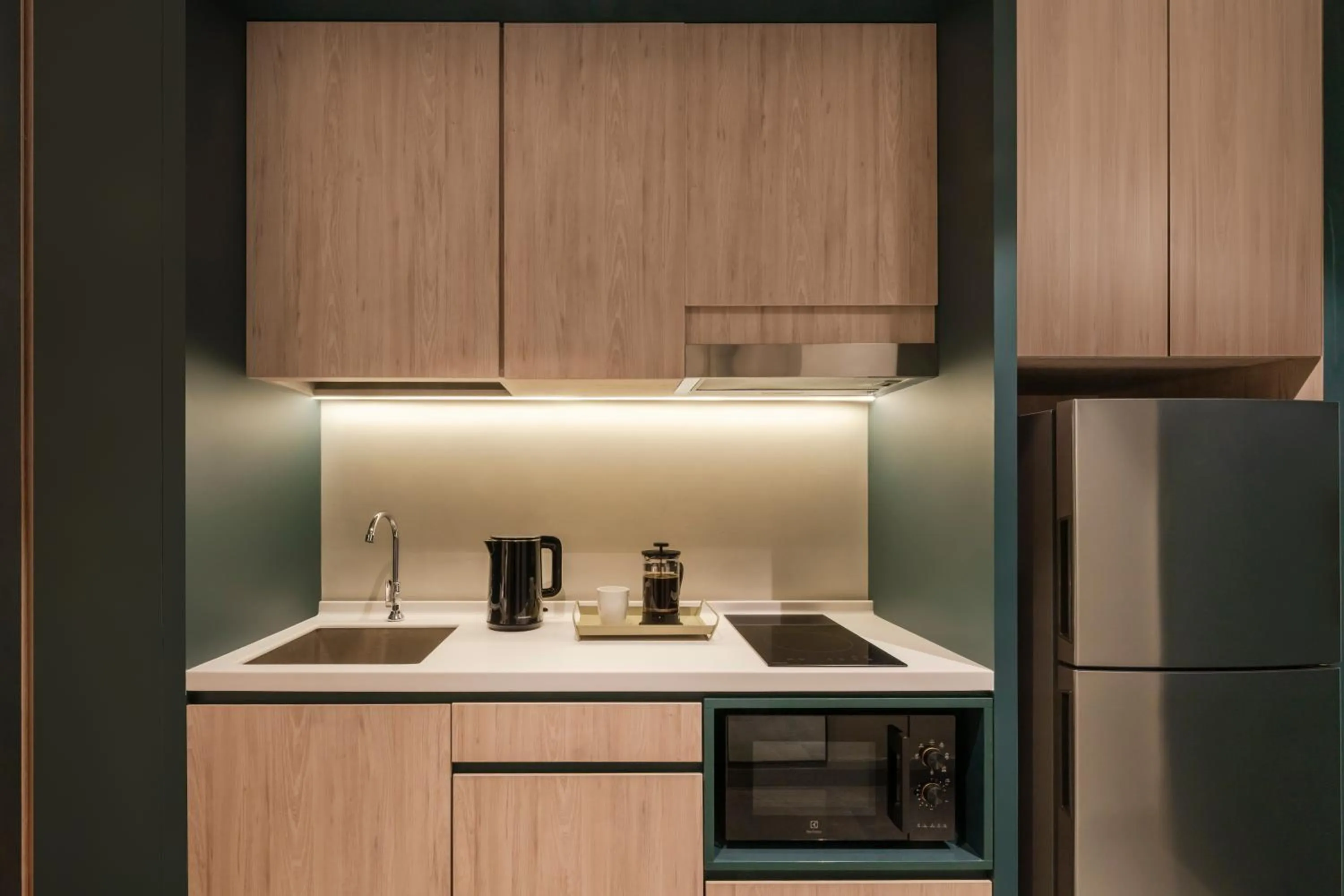 Kitchen or kitchenette in Citadines Waterfront Kota Kinabalu