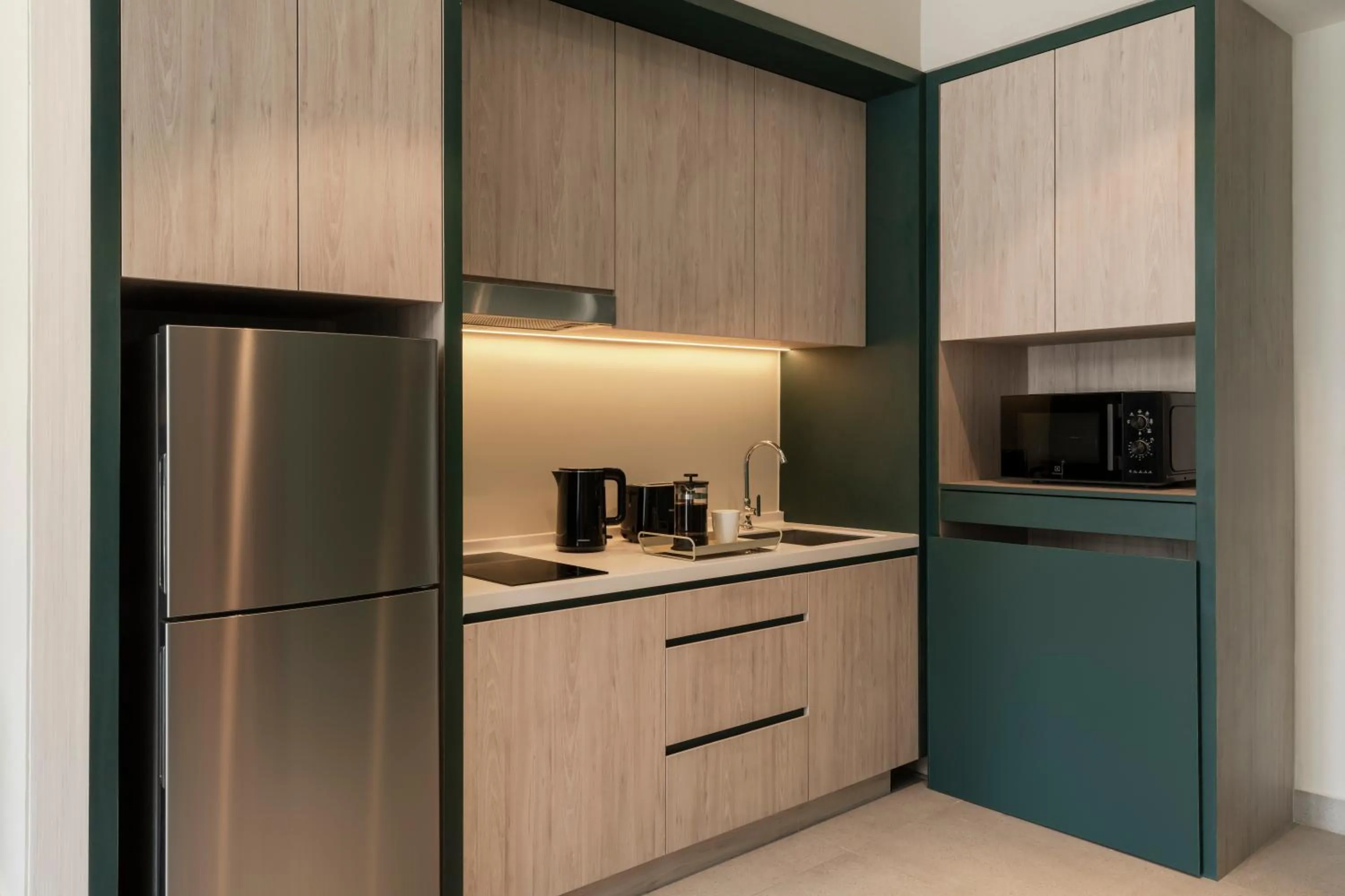 Kitchen or kitchenette in Citadines Waterfront Kota Kinabalu