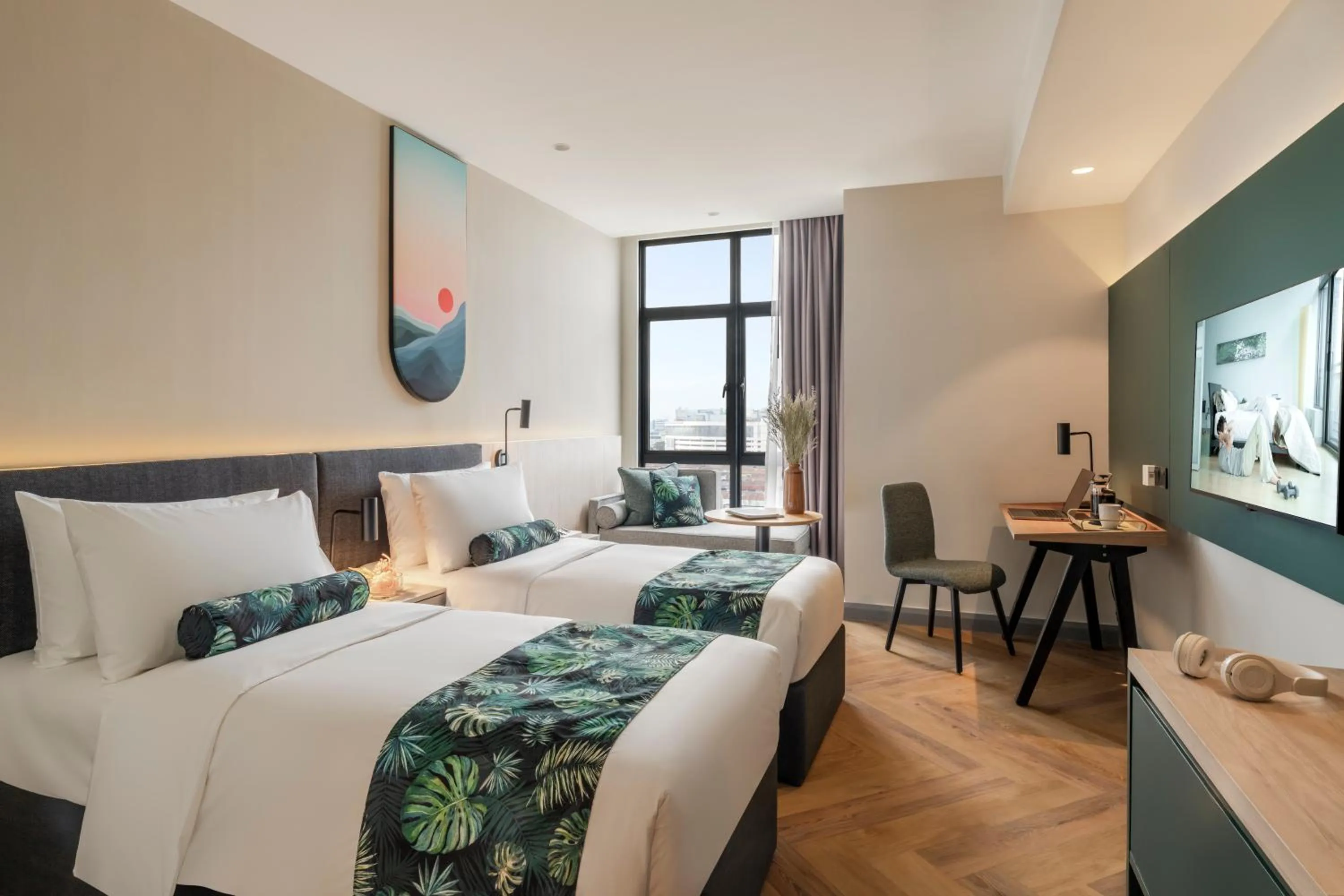 Bed in Citadines Waterfront Kota Kinabalu