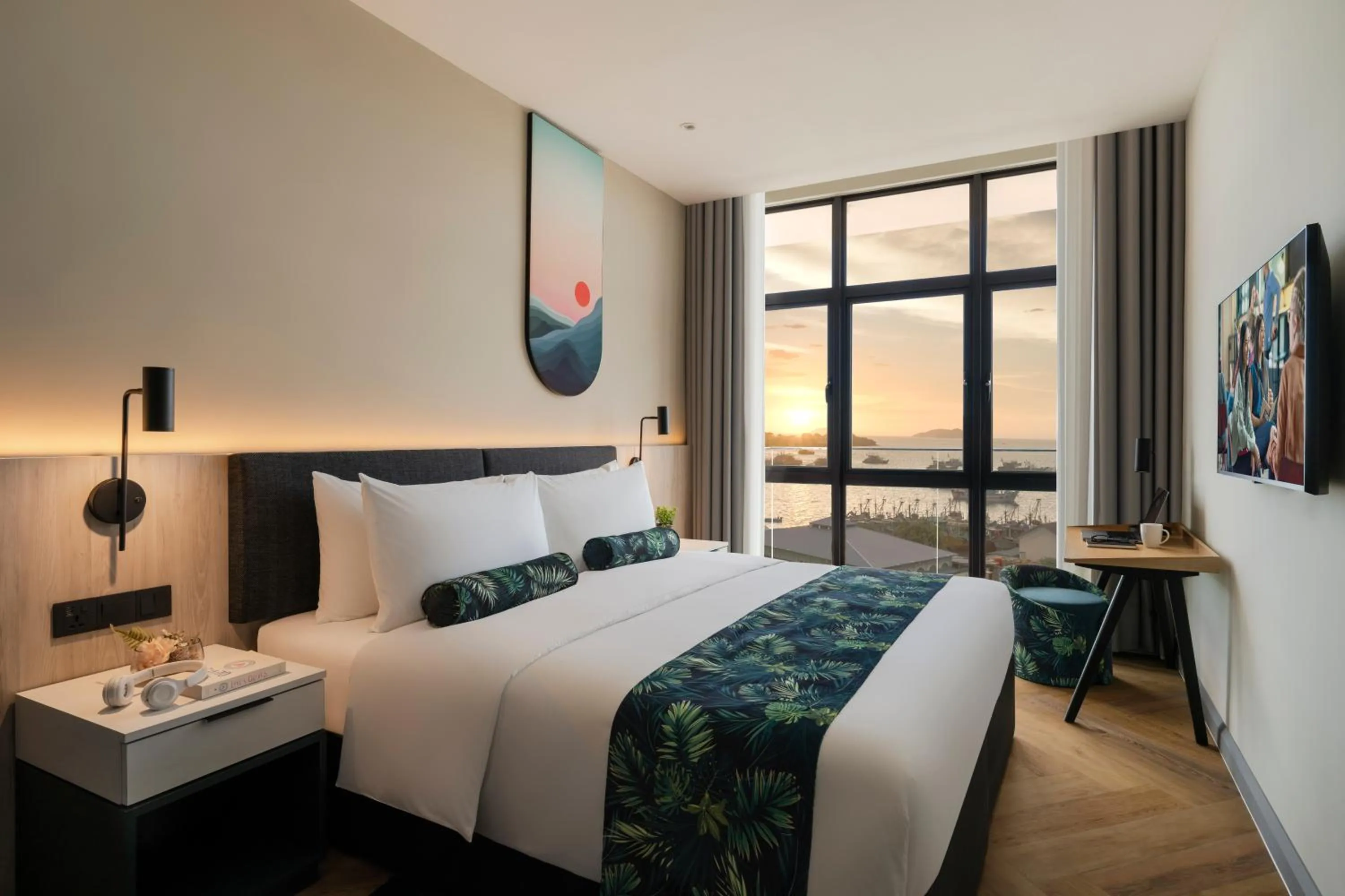 Bed in Citadines Waterfront Kota Kinabalu