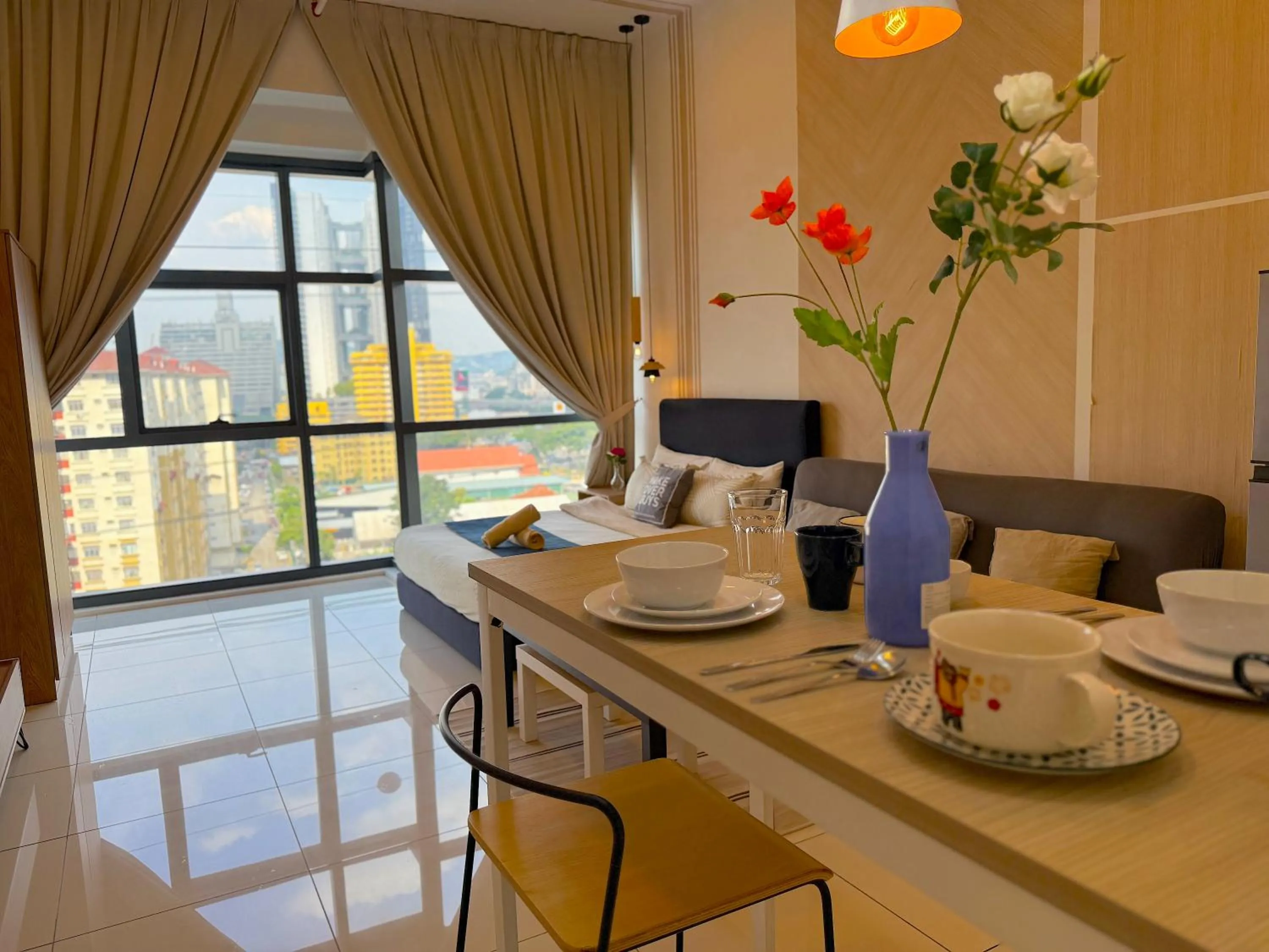 Living room in 3 Towers Jalan Ampang By Serenity Vacation Homes