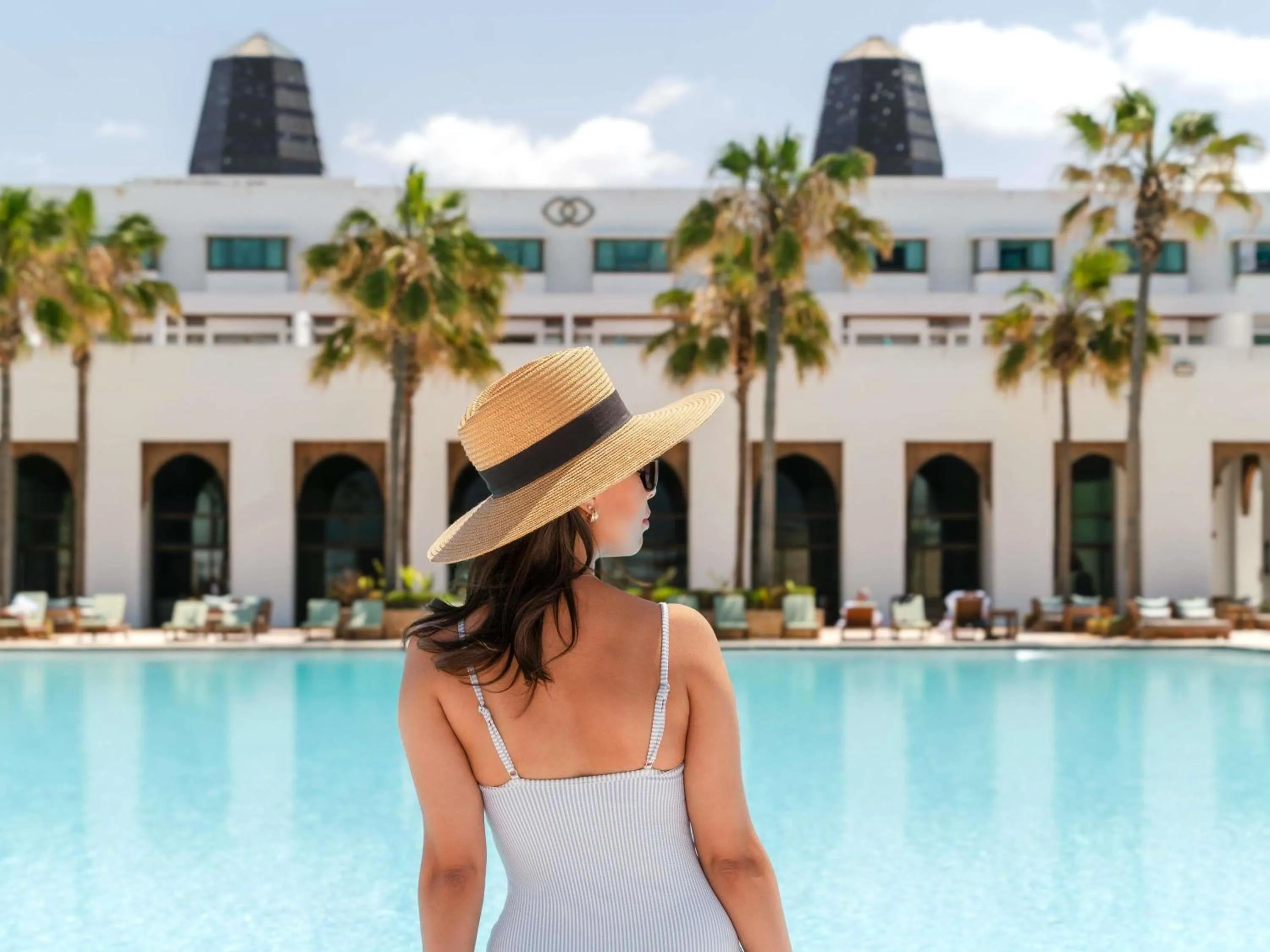 Pool view in Sofitel Agadir Royal Bay Resort