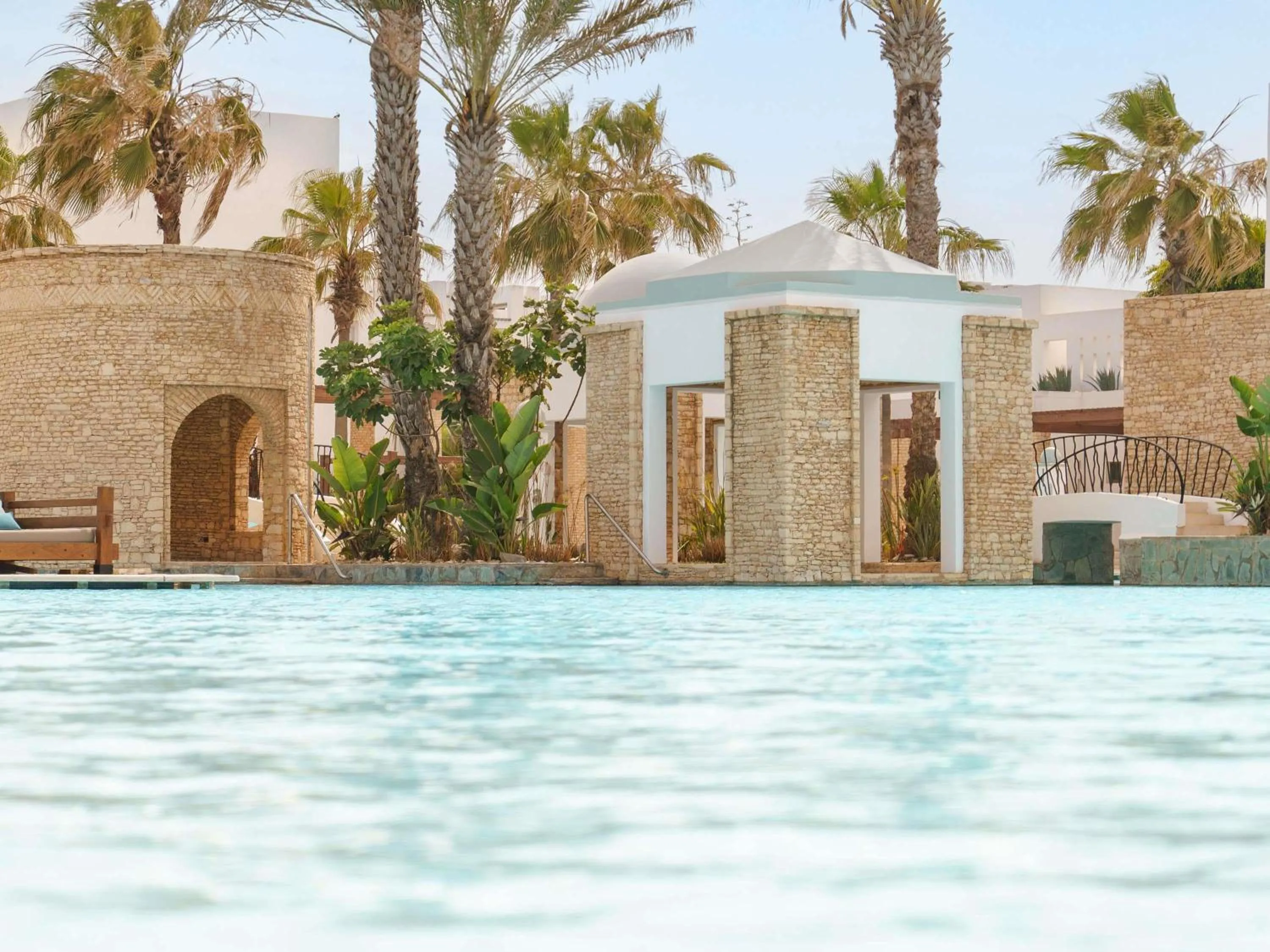 Pool view in Sofitel Agadir Royal Bay Resort
