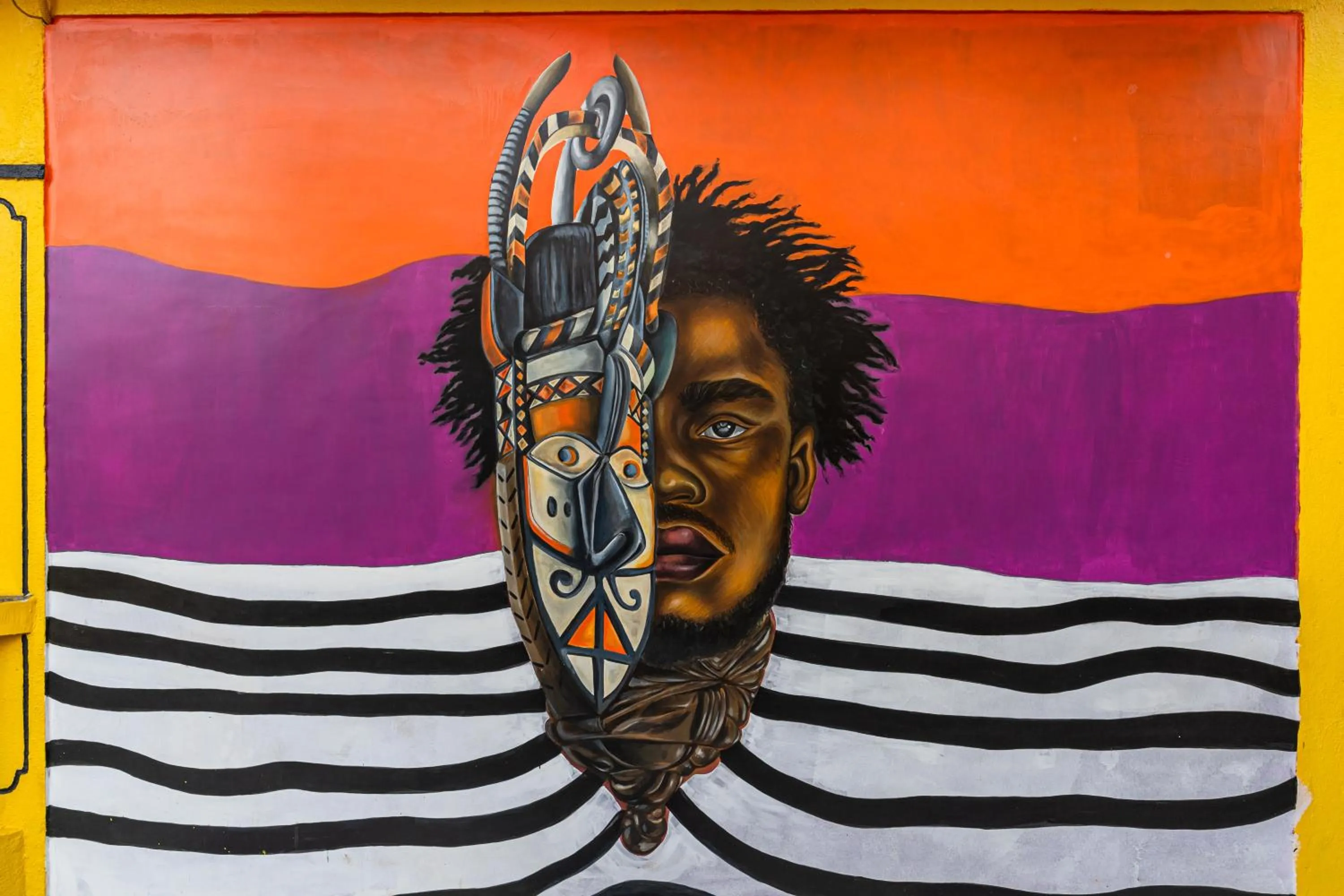 Decorative detail in Whoopers Boutique Hotel Morjim