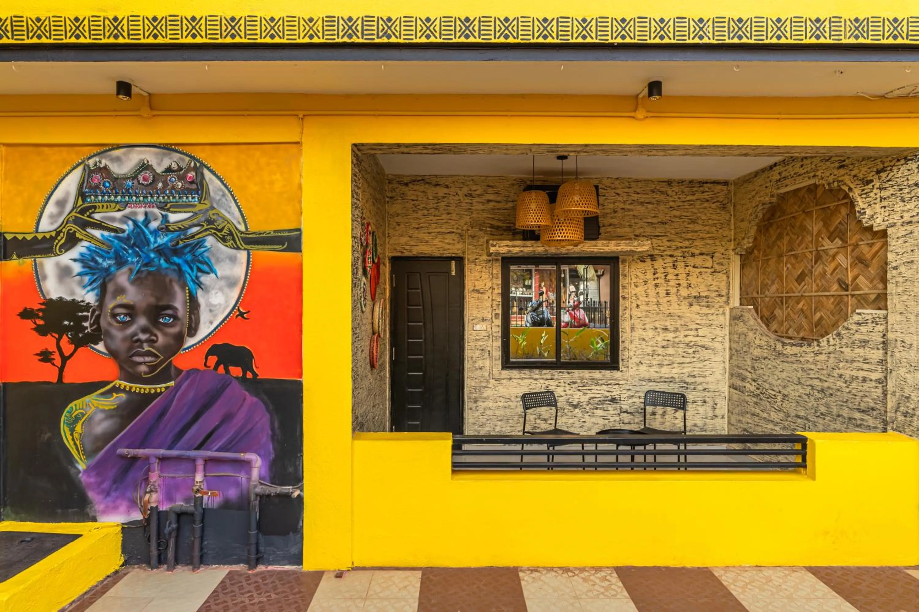 Property building in Whoopers Boutique Hotel Morjim