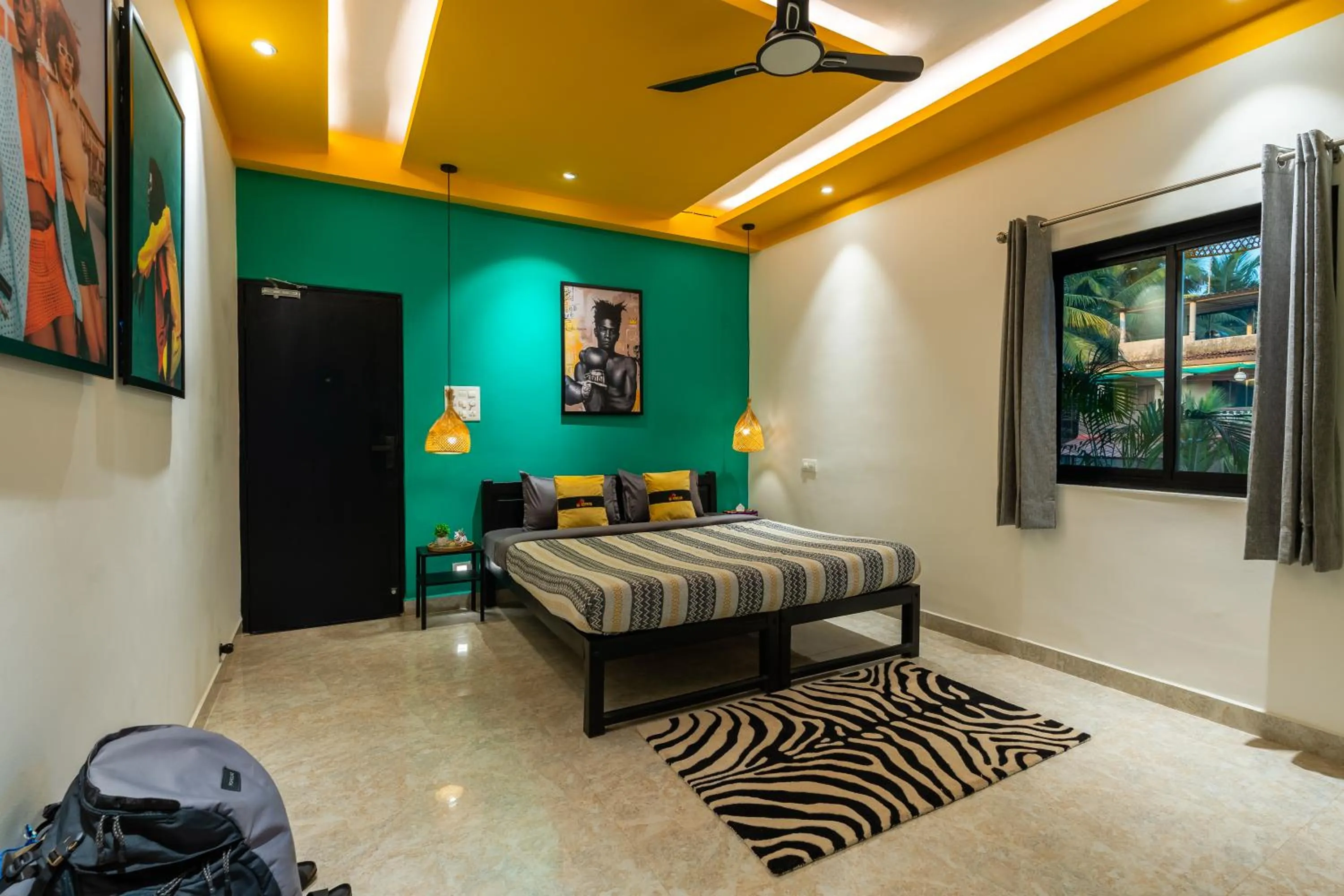 Bed in Whoopers Boutique Hotel Morjim