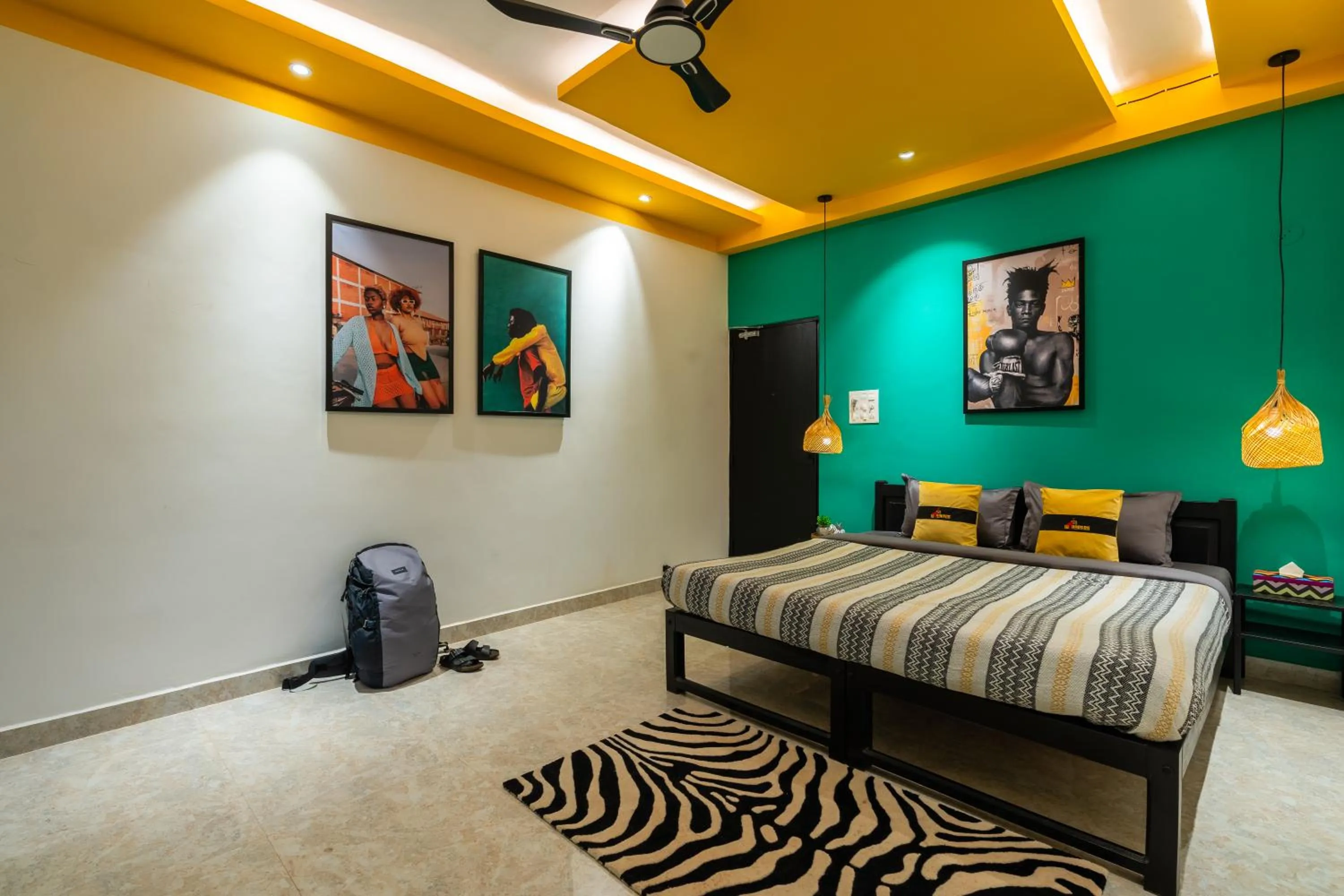 Photo of the whole room, Bed in Whoopers Boutique Hotel Morjim