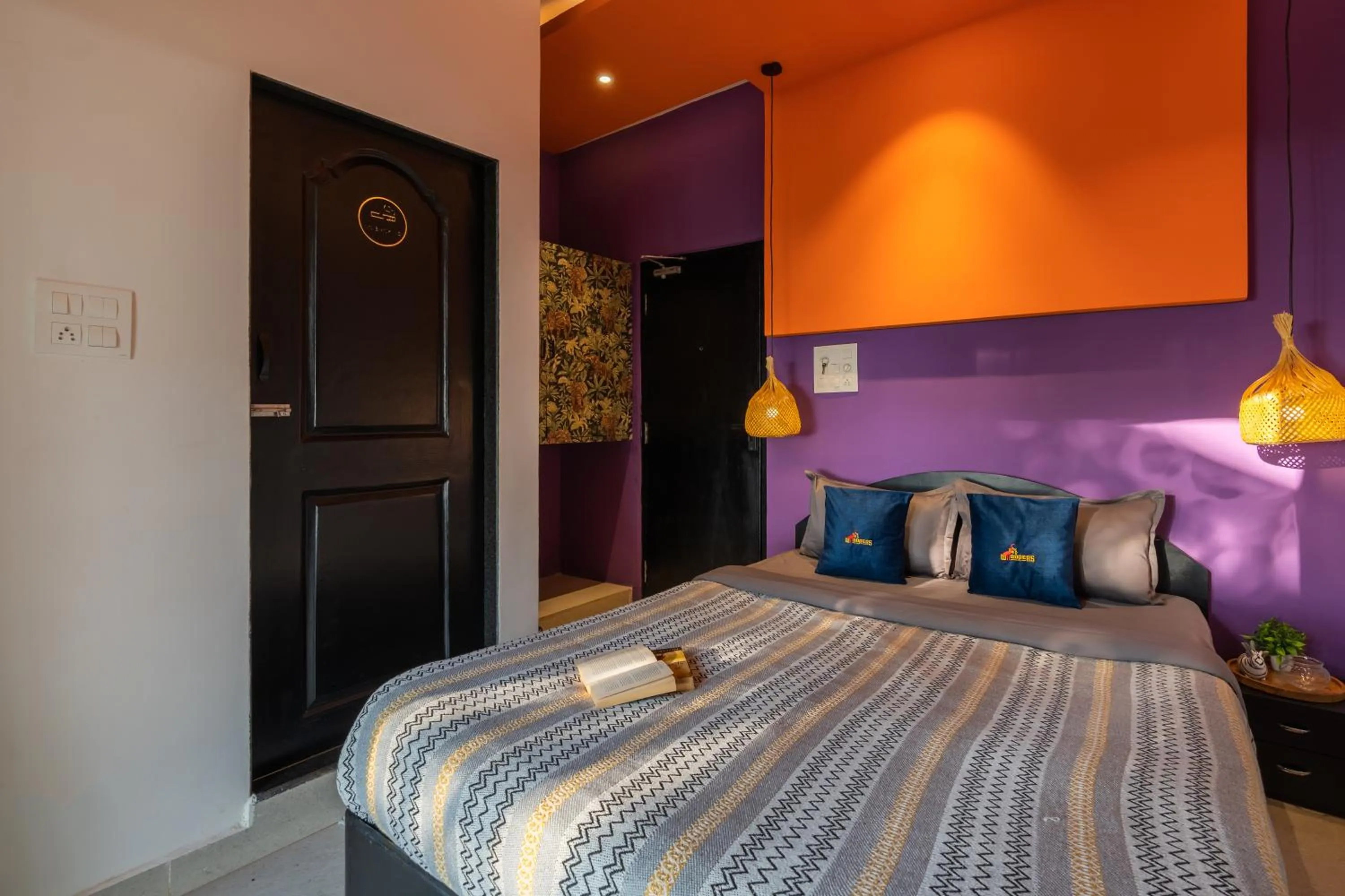 Bed in Whoopers Boutique Hotel Morjim