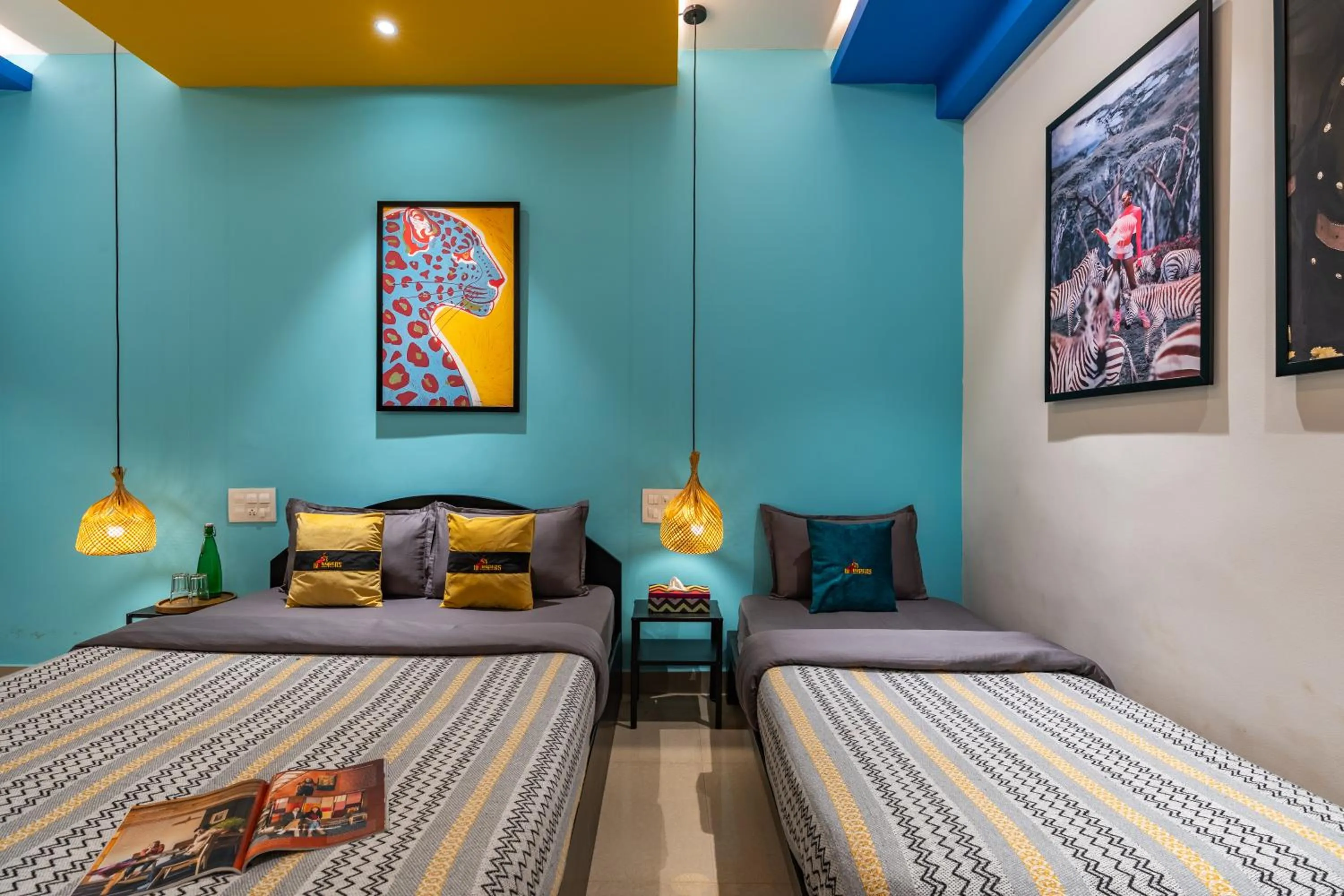 Bed in Whoopers Boutique Hotel Morjim