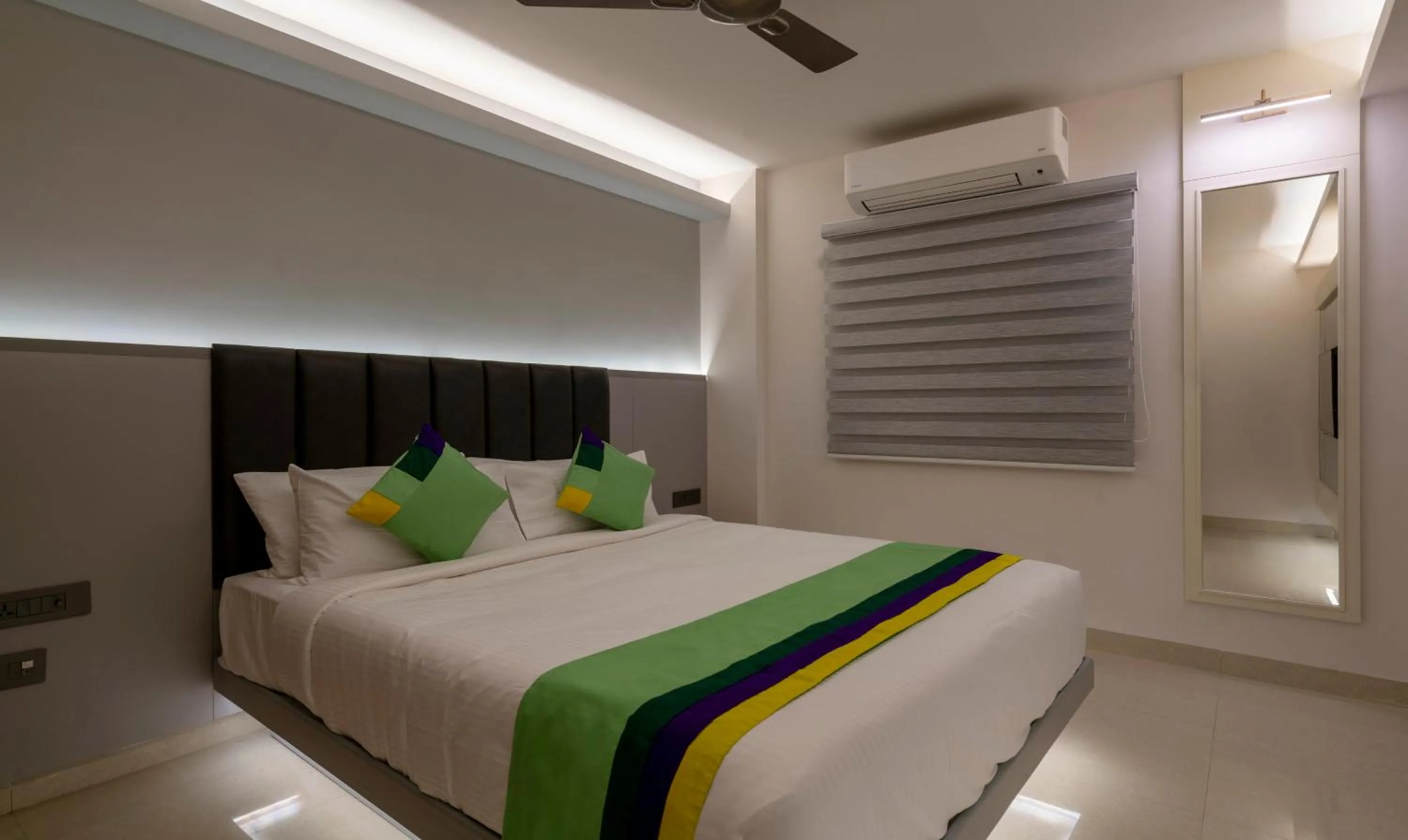 Bedroom, Bed in Treebo Premium D Consulate