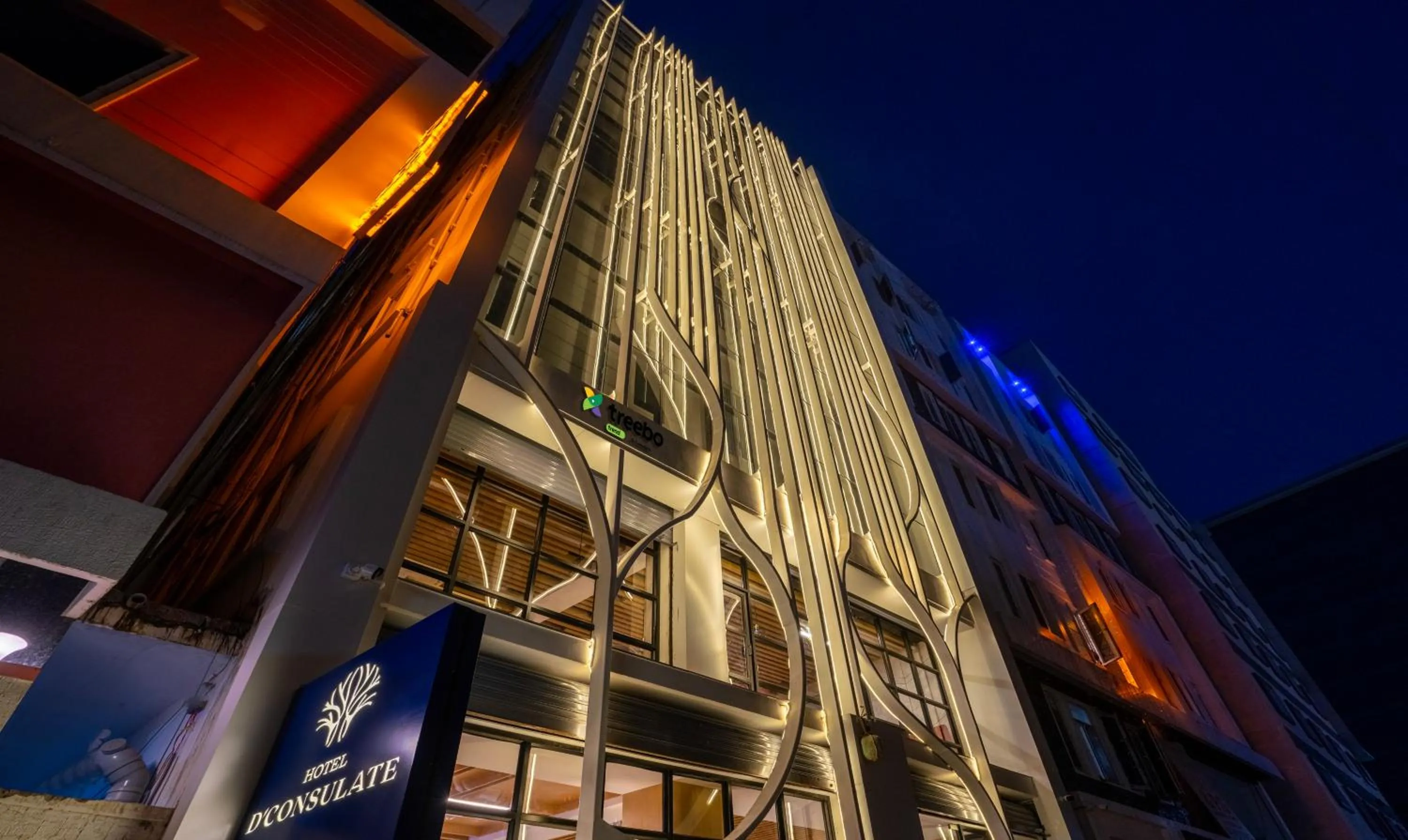 Facade/entrance in Treebo Premium D Consulate