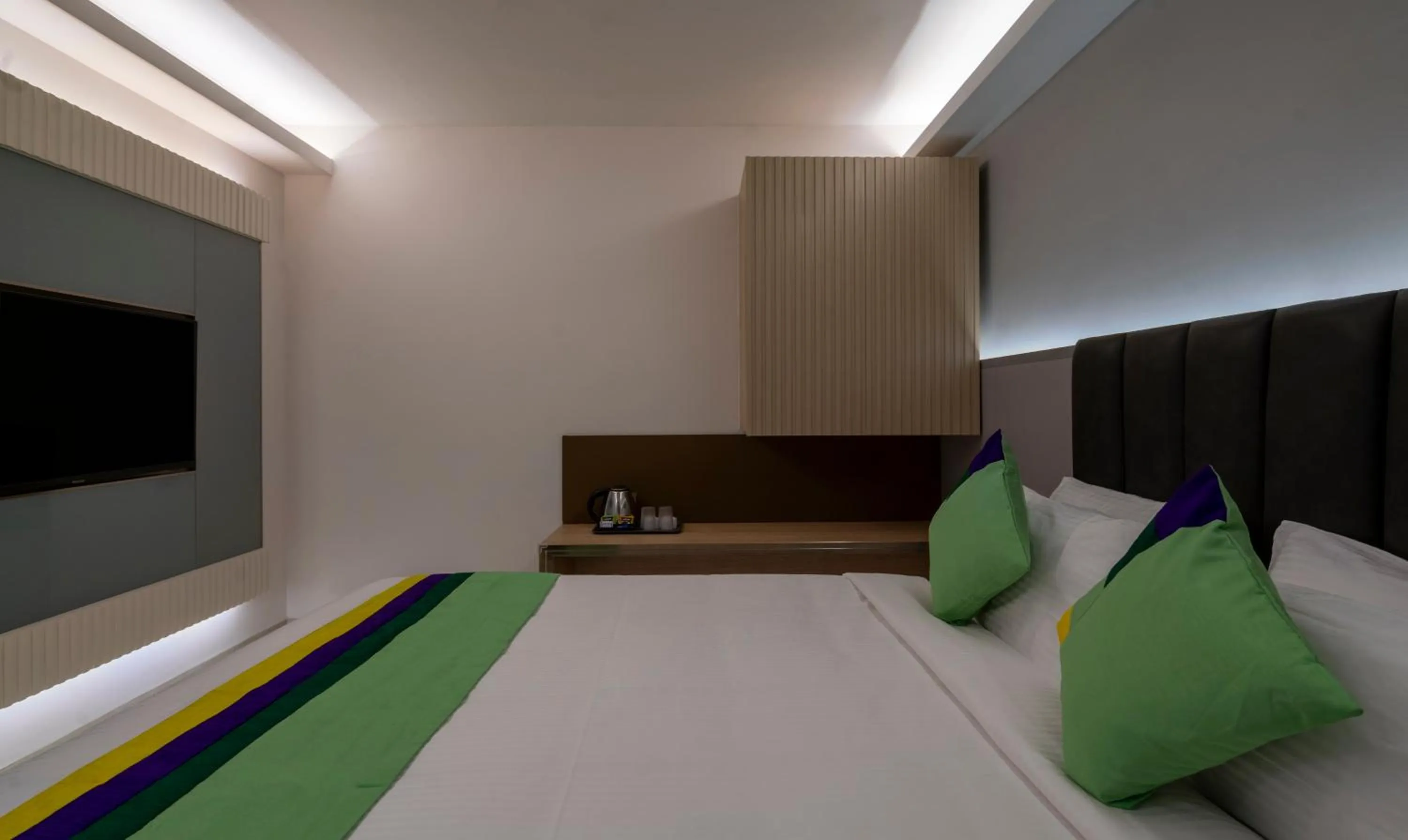 Bedroom, Bed in Treebo Premium D Consulate