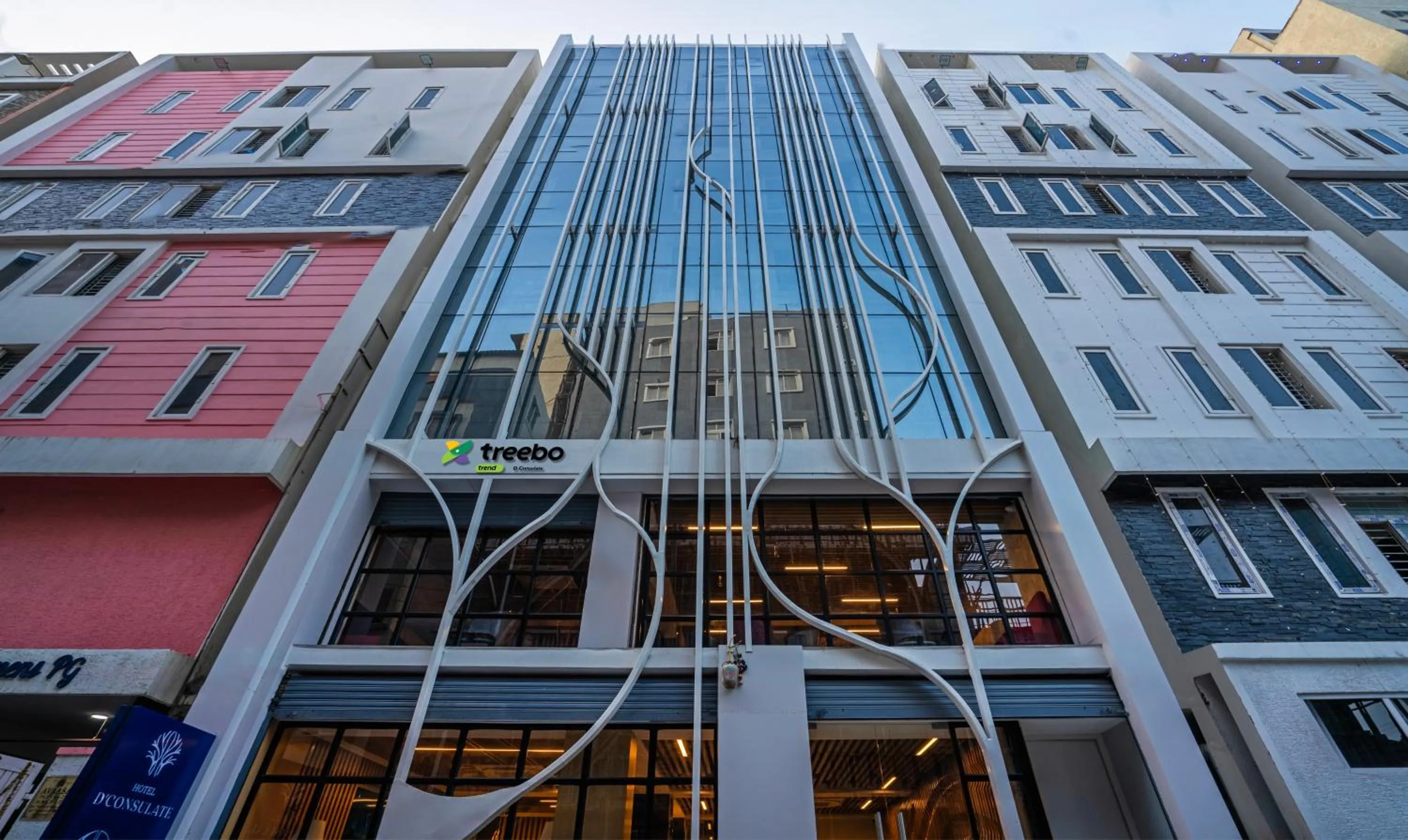 Facade/entrance in Treebo Premium D Consulate