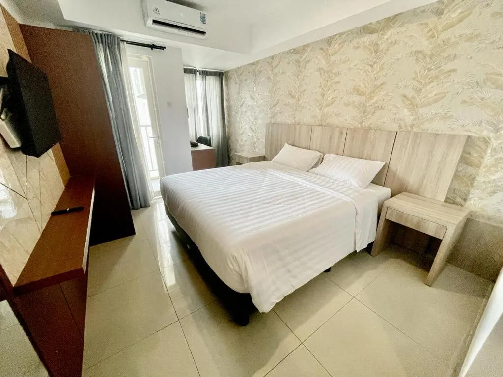 Bed in Nemuru Hotel Ciputat