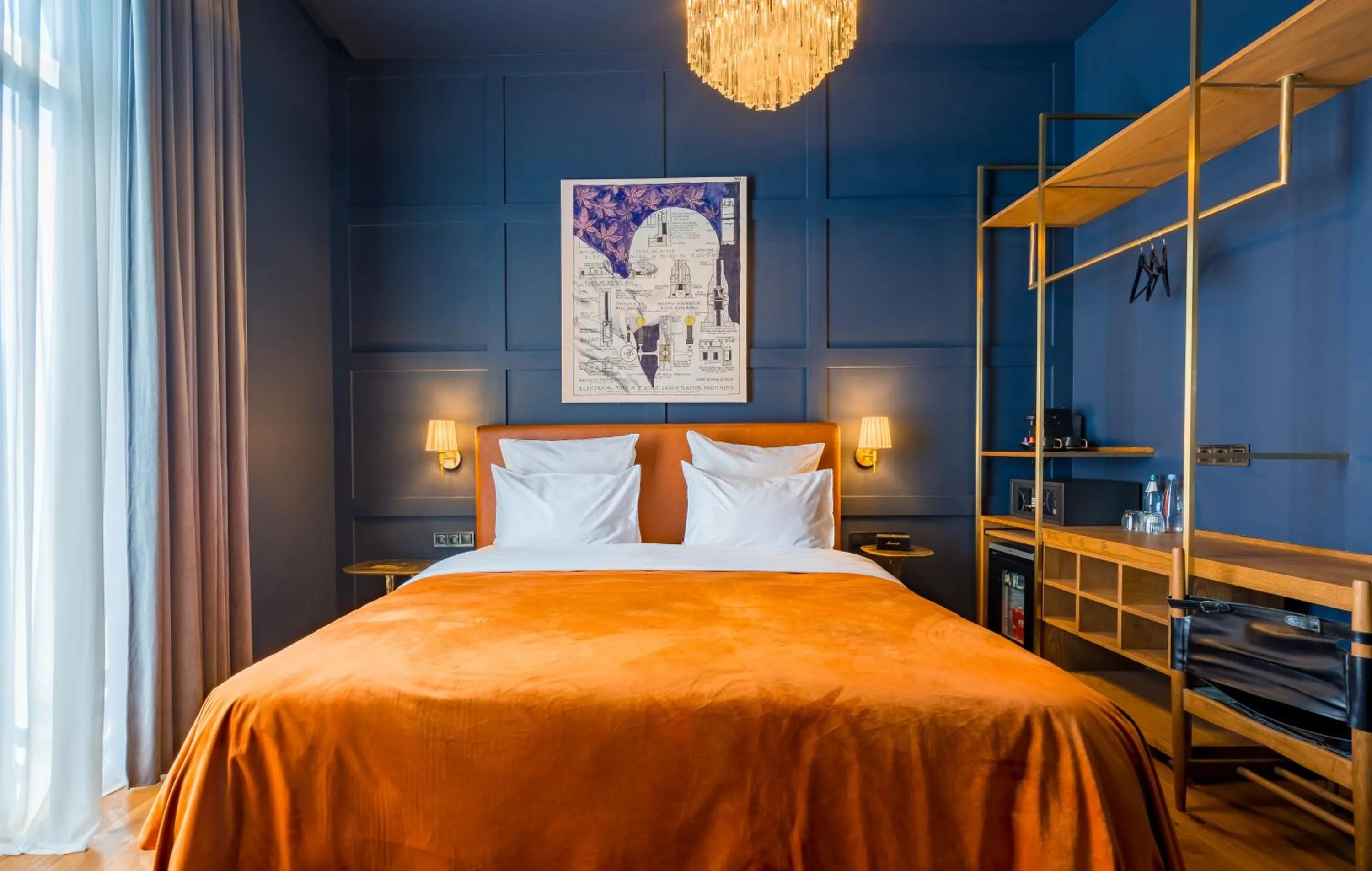 Bed in Zorba&Bond Boutique Hotel