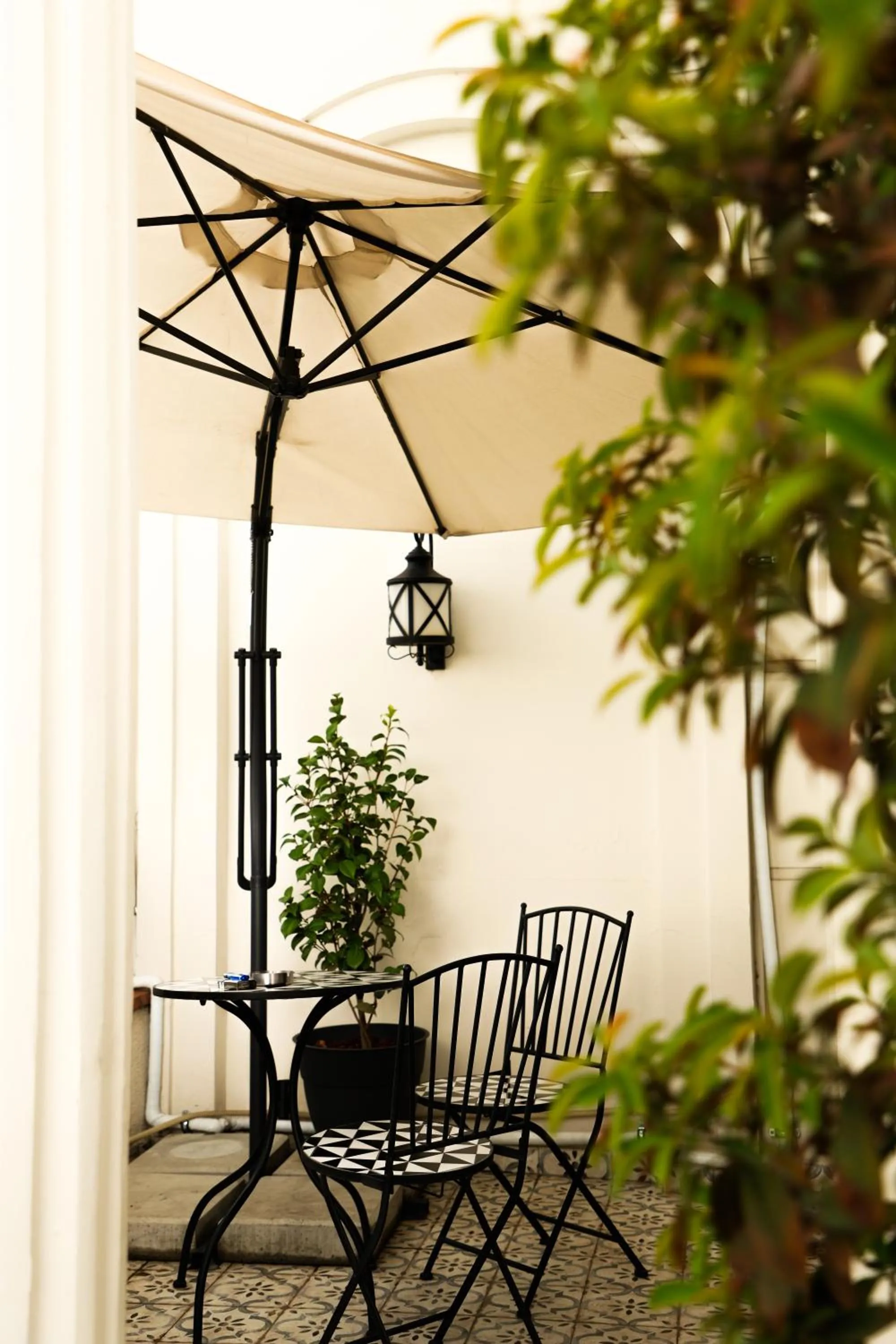 Patio in Zorba&Bond Boutique Hotel