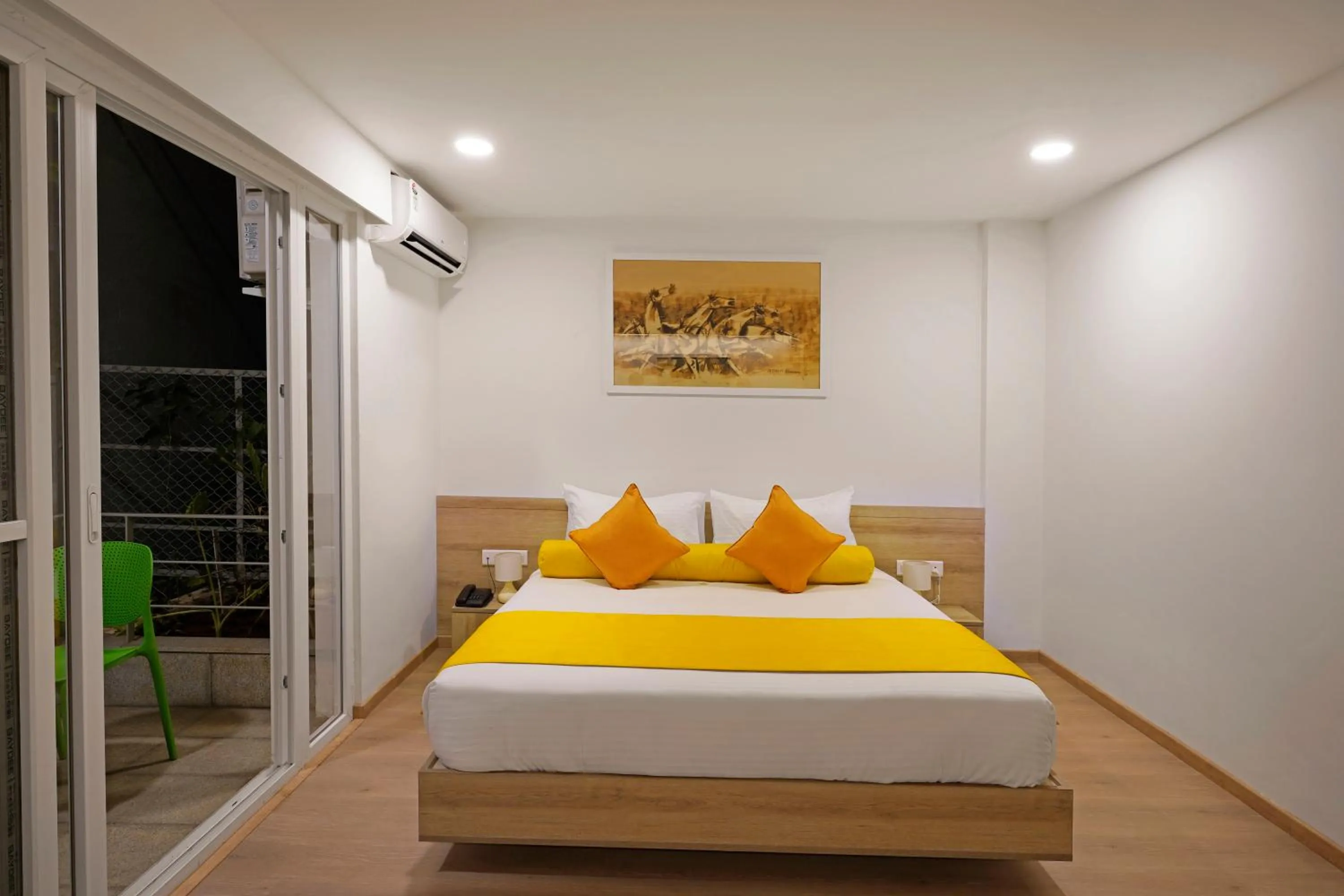 Bedroom, Bed in Nest By Rivido Apart Hotel, Bannerghatta road