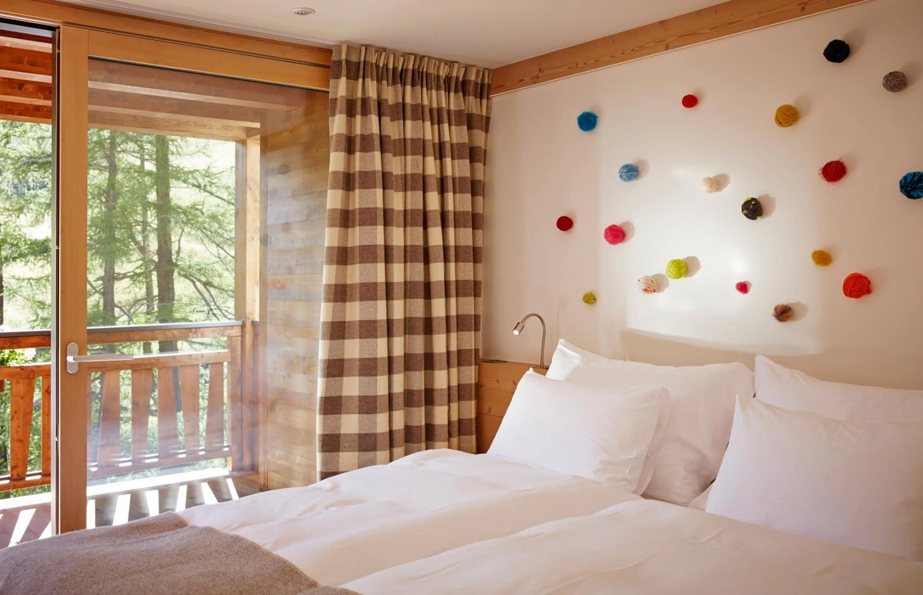 Bed in La Vue Luxury Living Apartments