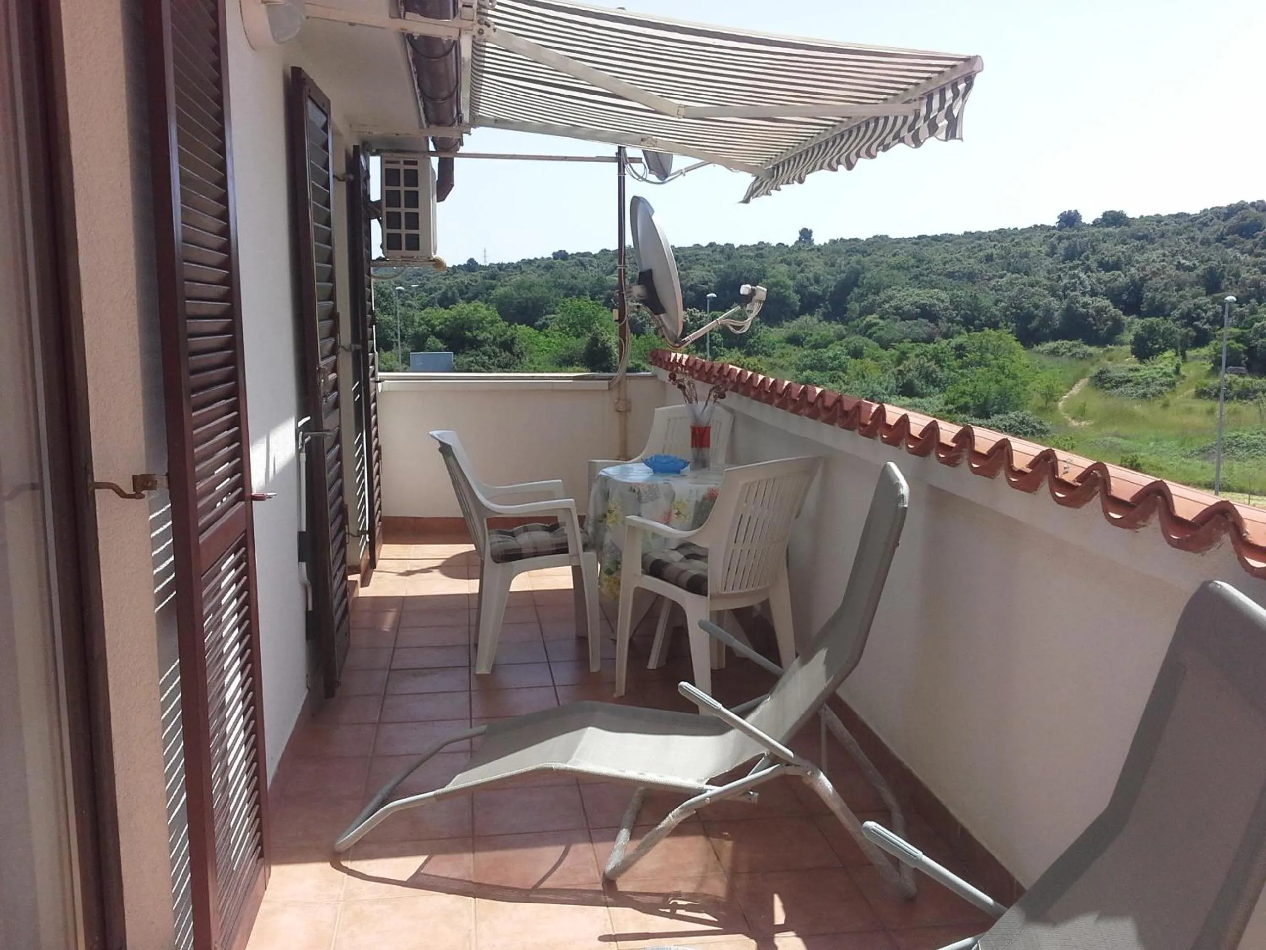 Balcony/Terrace in Apartments Liliana Pula