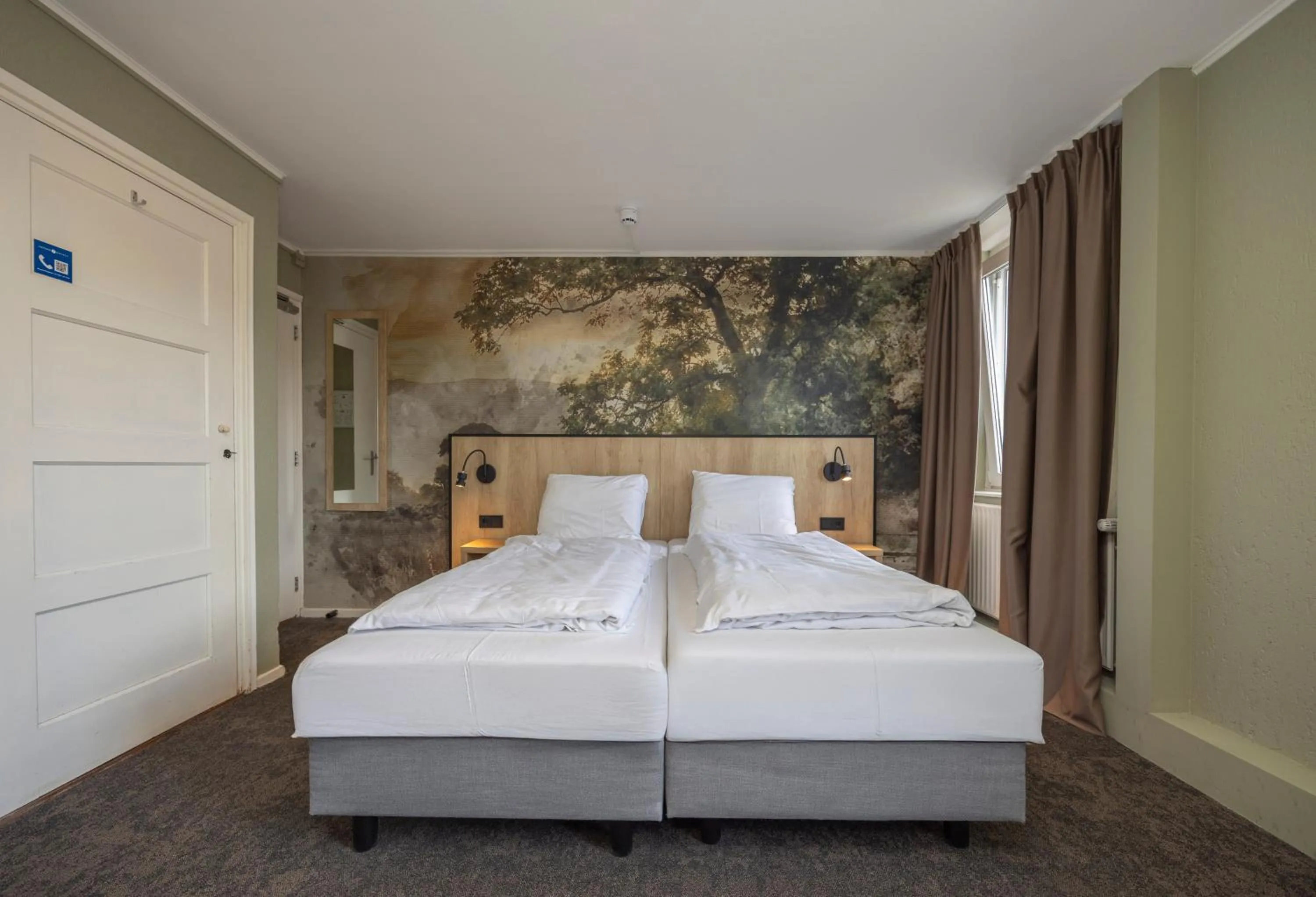 Bed in Fletcher Hotel Restaurant Bon Repos