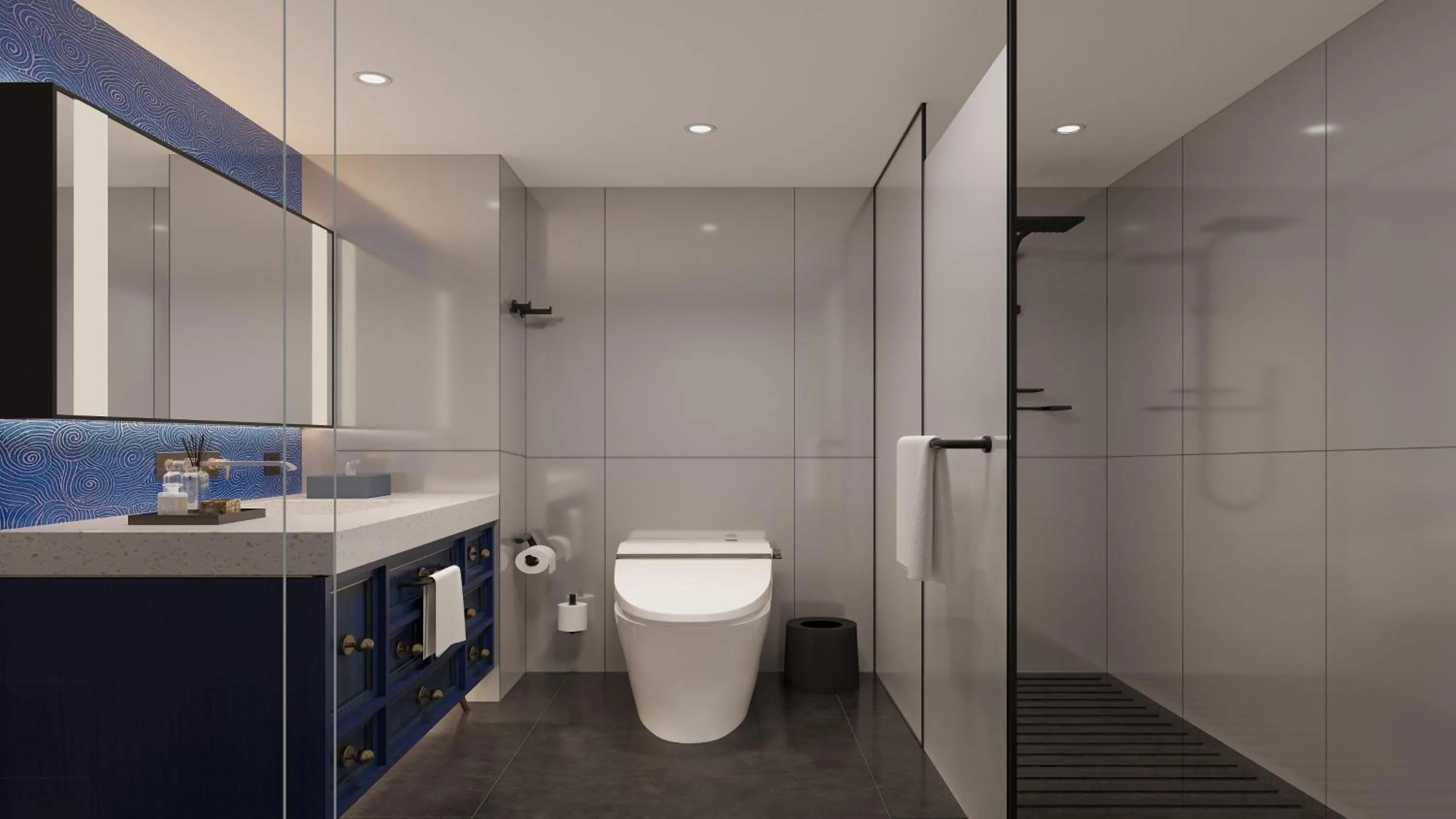 Bathroom in Holiday Inn Express Shenzhen Futian Center by IHG