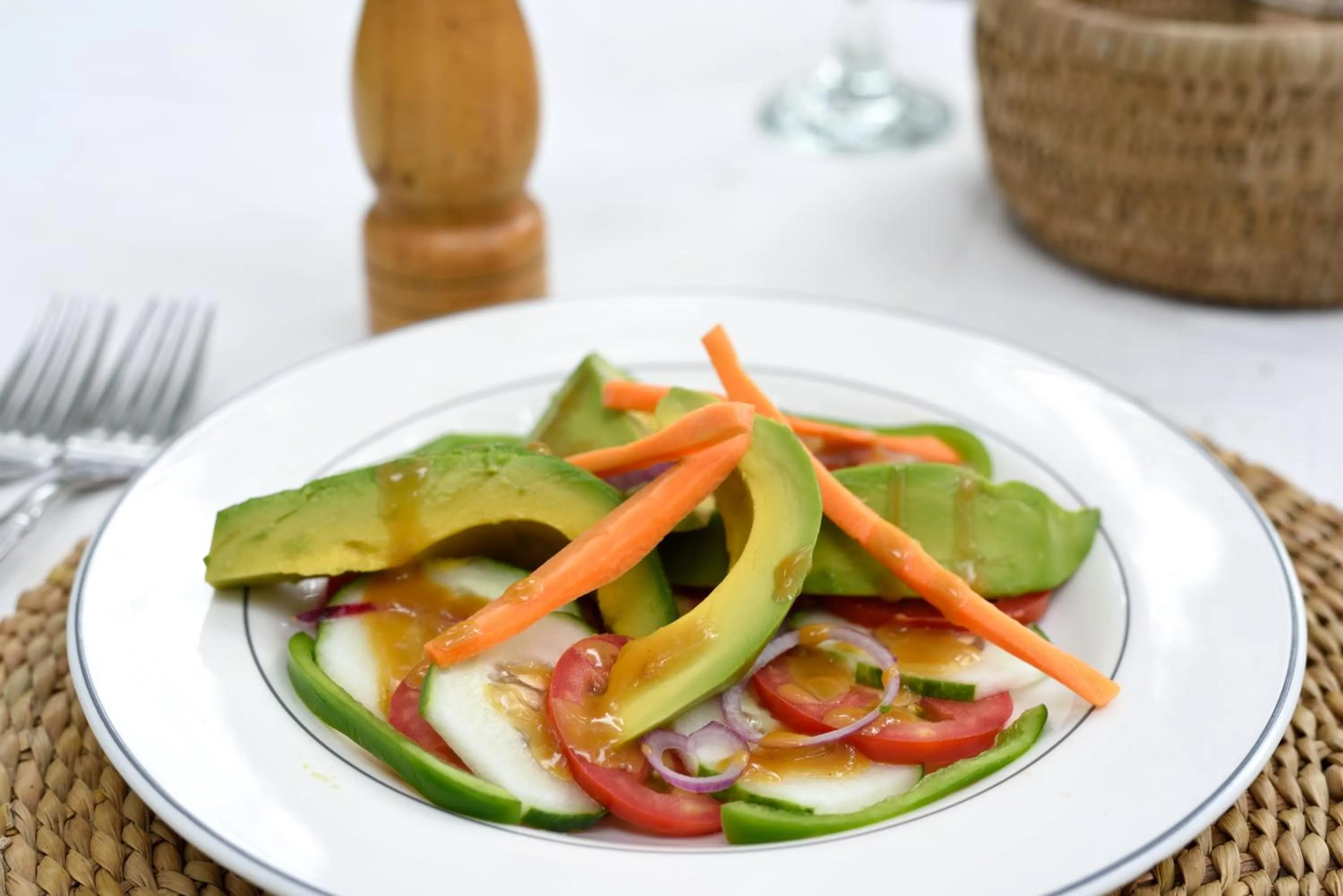 Food and drinks in Migunga Tented Camp