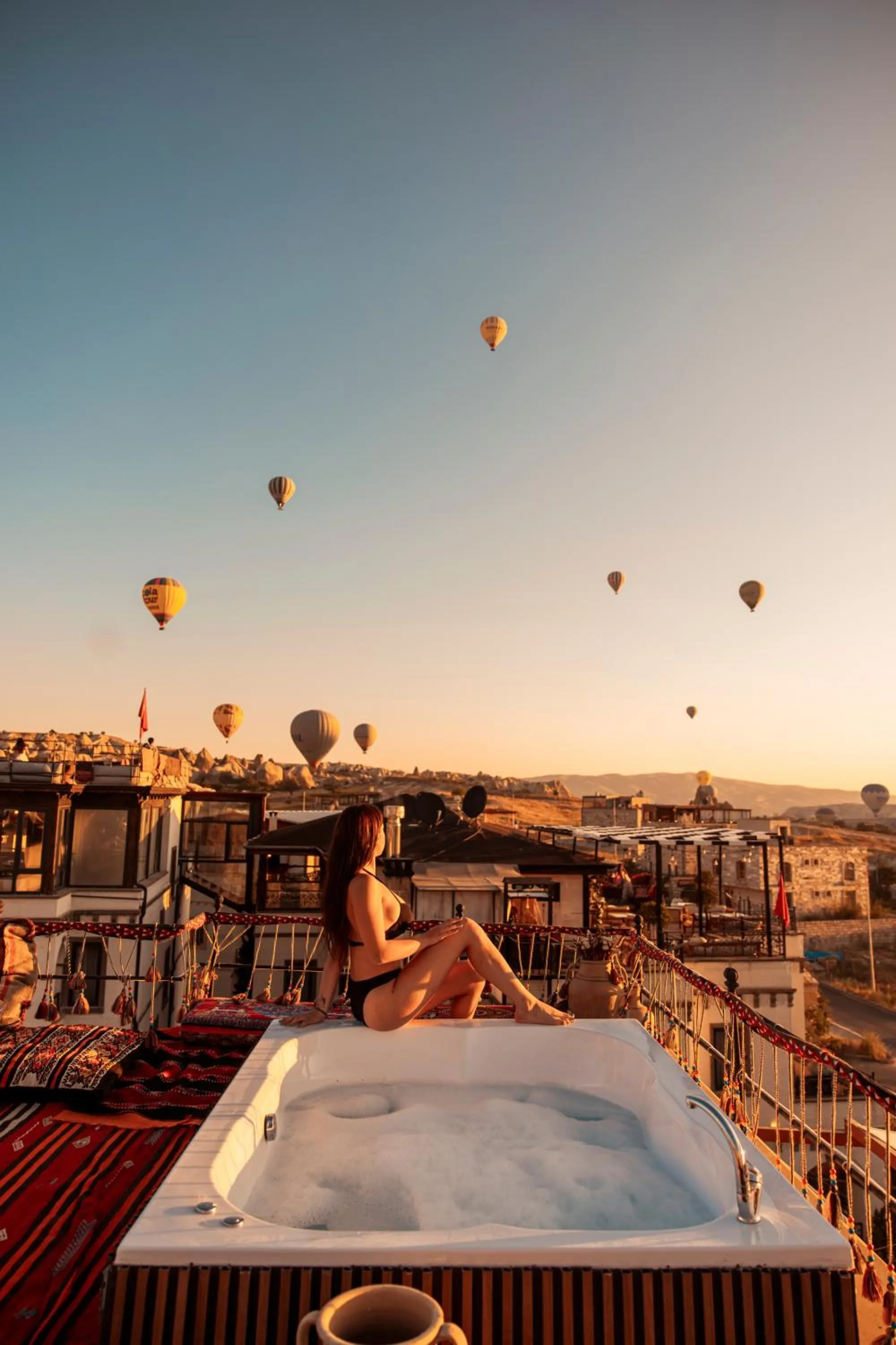 Hot Tub in Tantan Cappadocia House