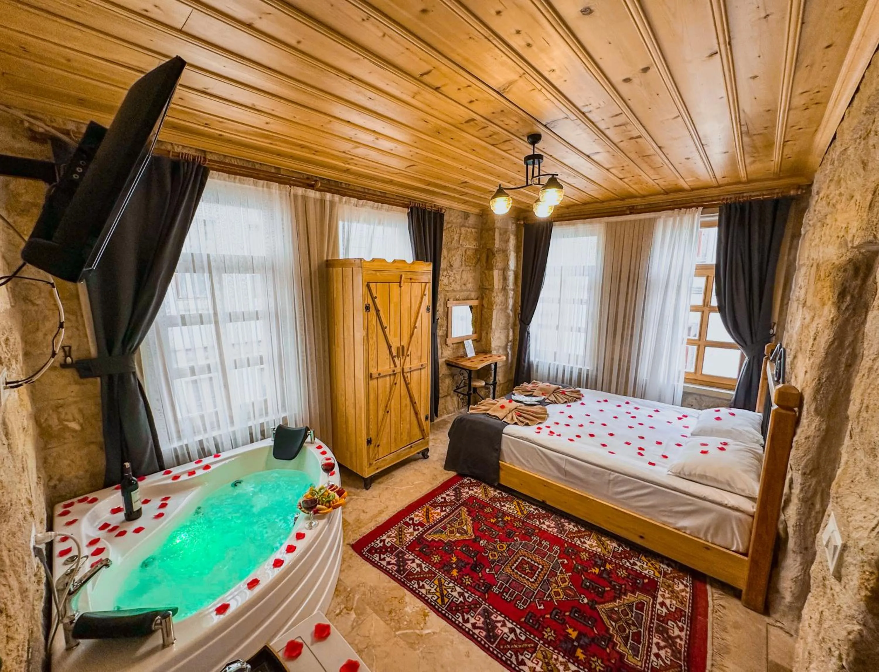 Bed in Tantan Cappadocia House