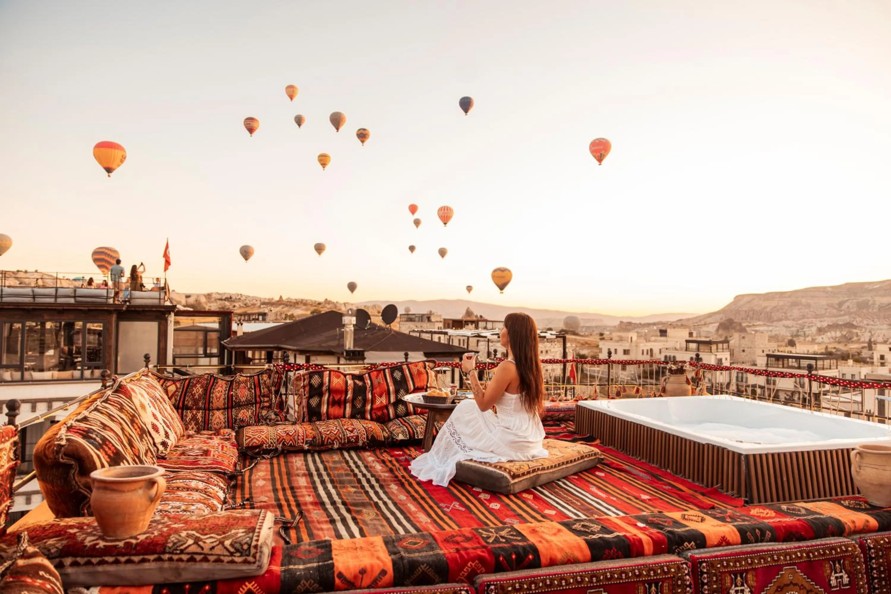 Hot Tub in Tantan Cappadocia House