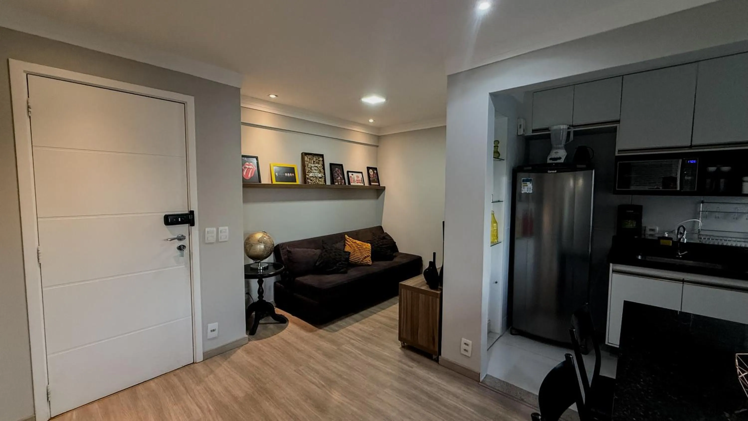 Living room in Condomínio de Luxo a Beira Mar!