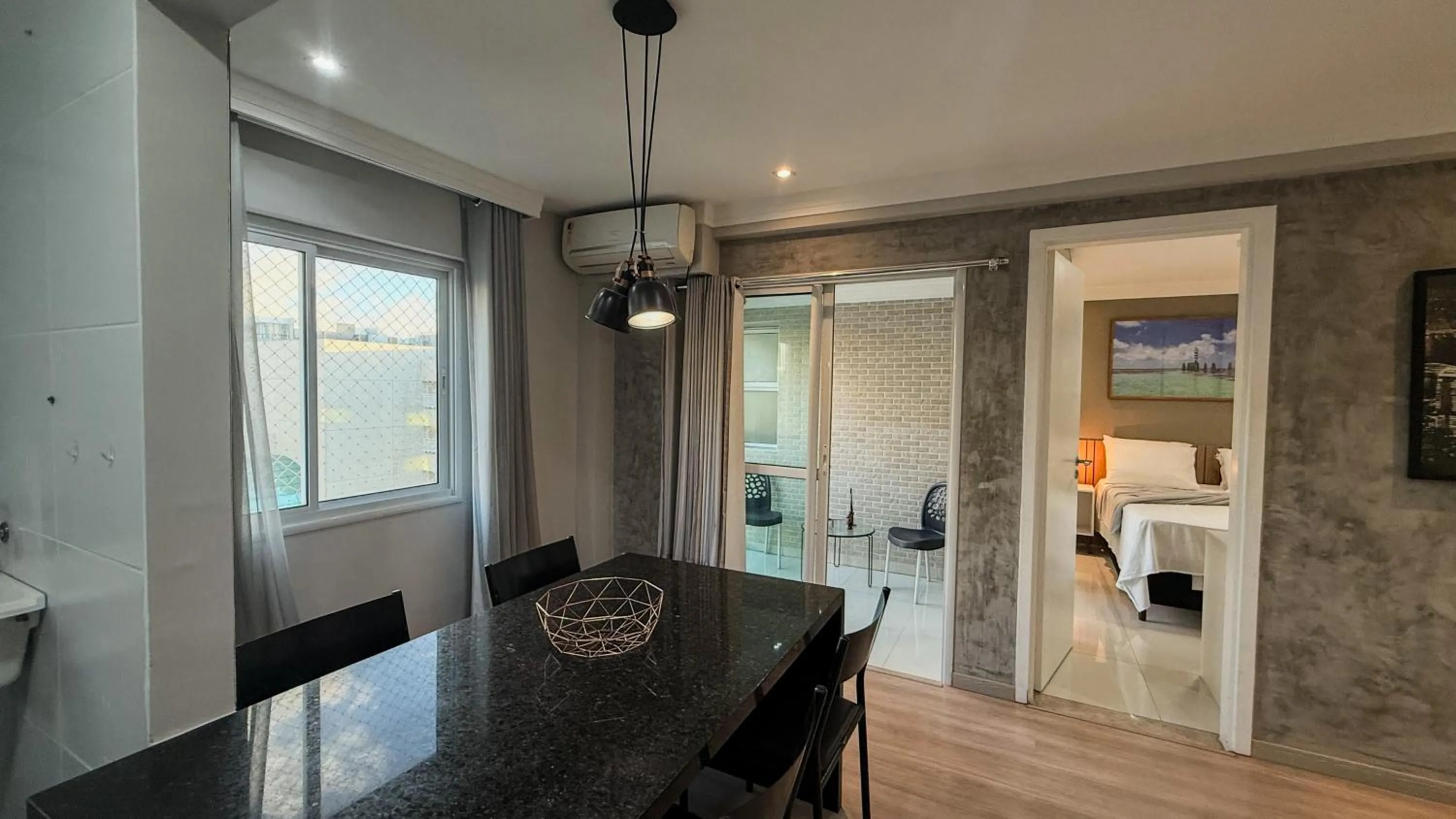 Dining area in Condomínio de Luxo a Beira Mar!