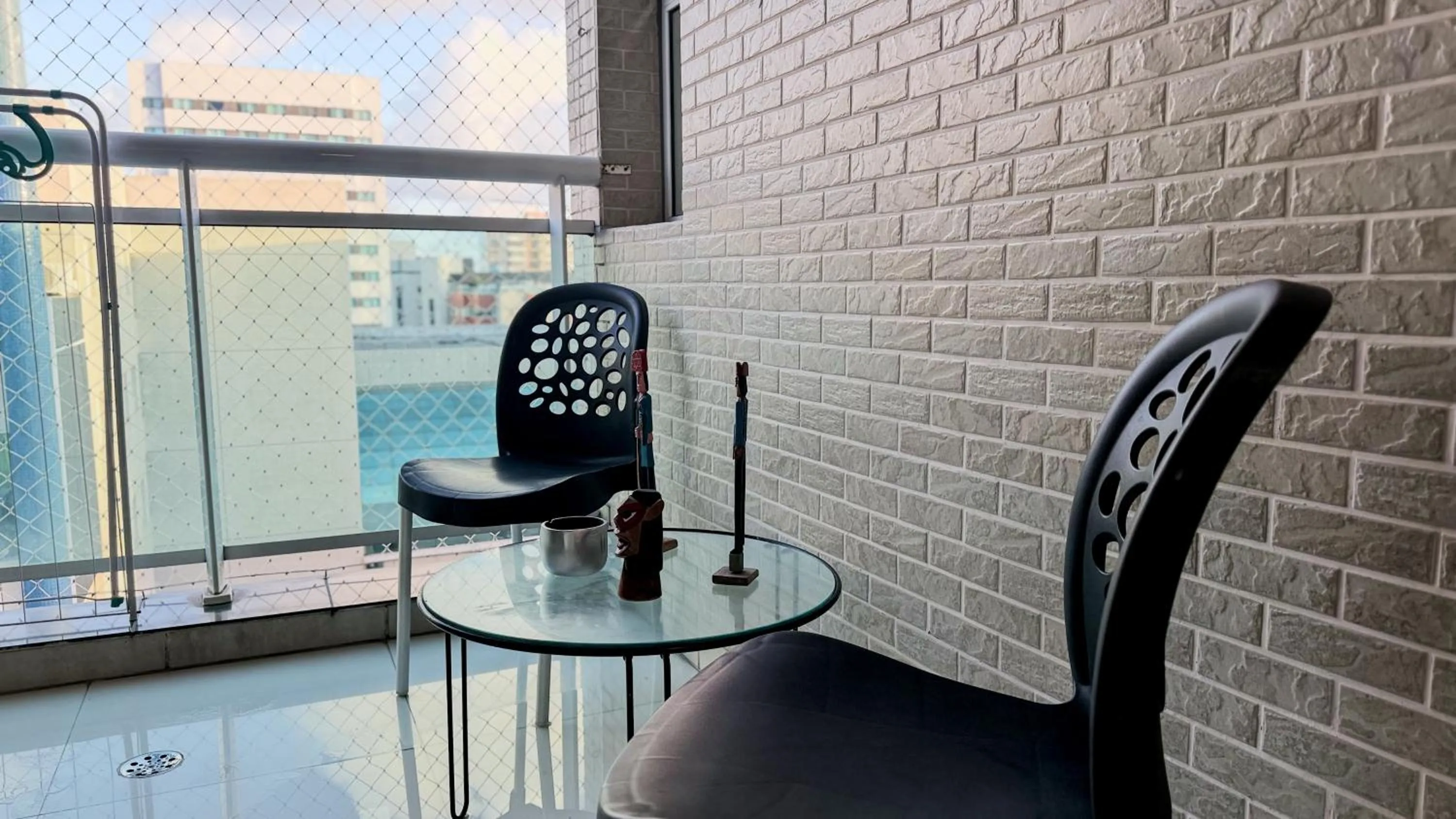 Seating area in Condomínio de Luxo a Beira Mar!