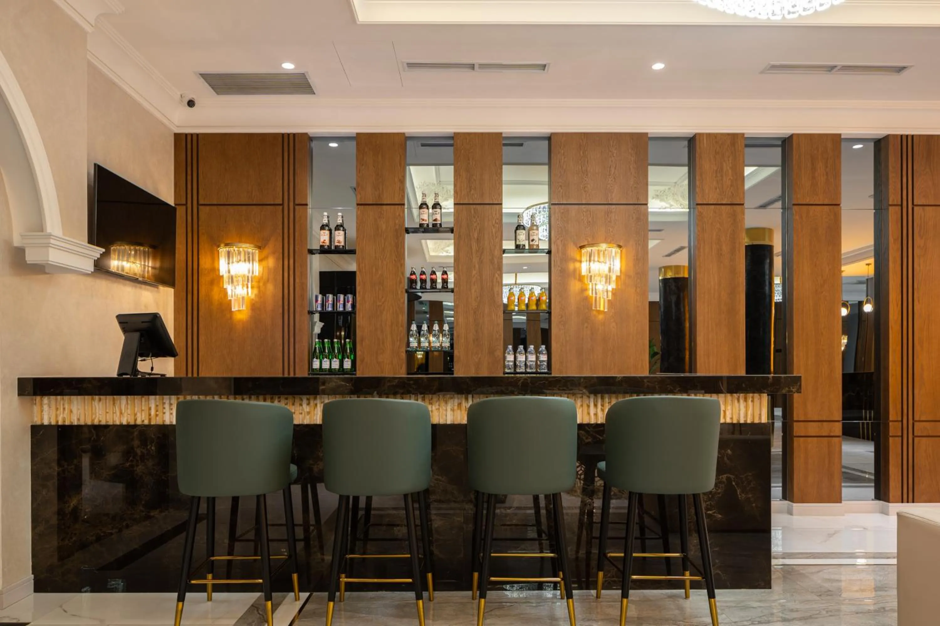 Lobby or reception in FRANKFORT Expo Hotel