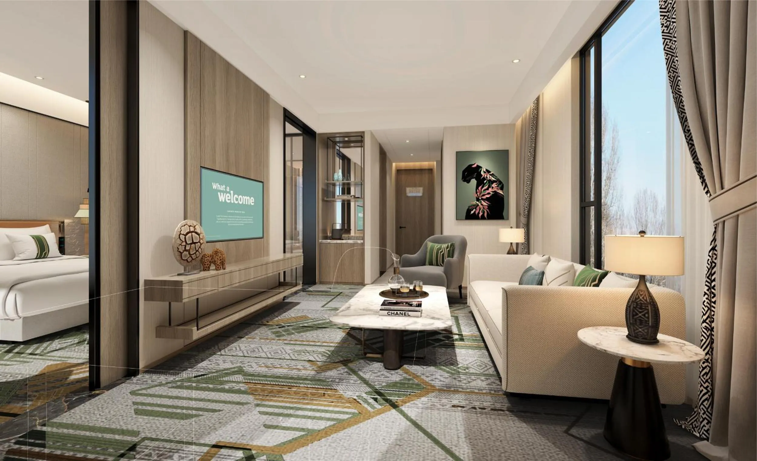 Living room, Bed in Argyle Grand Hotel Nairobi Airport