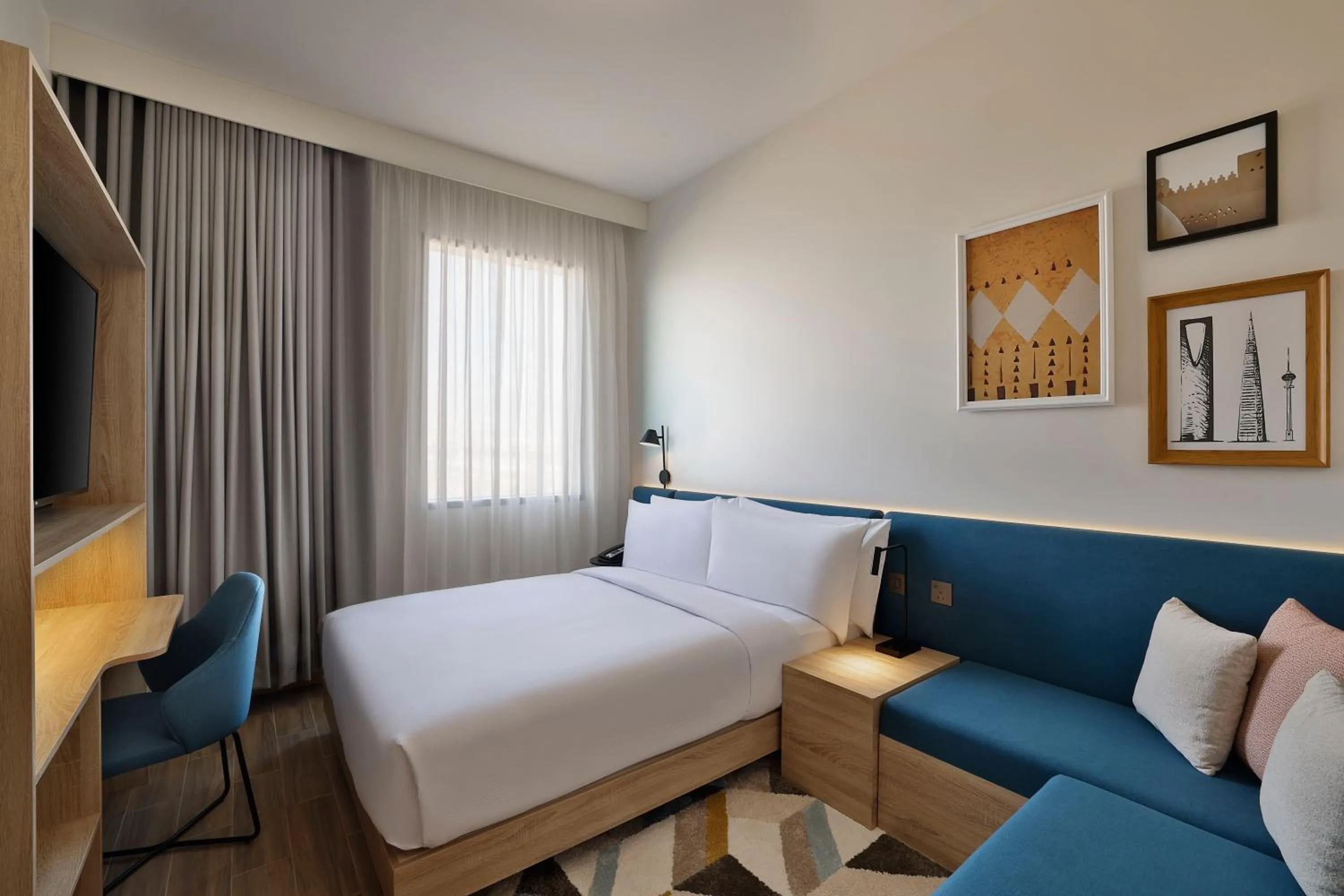 Bed in Hampton by Hilton Sharma NEOM Community 1