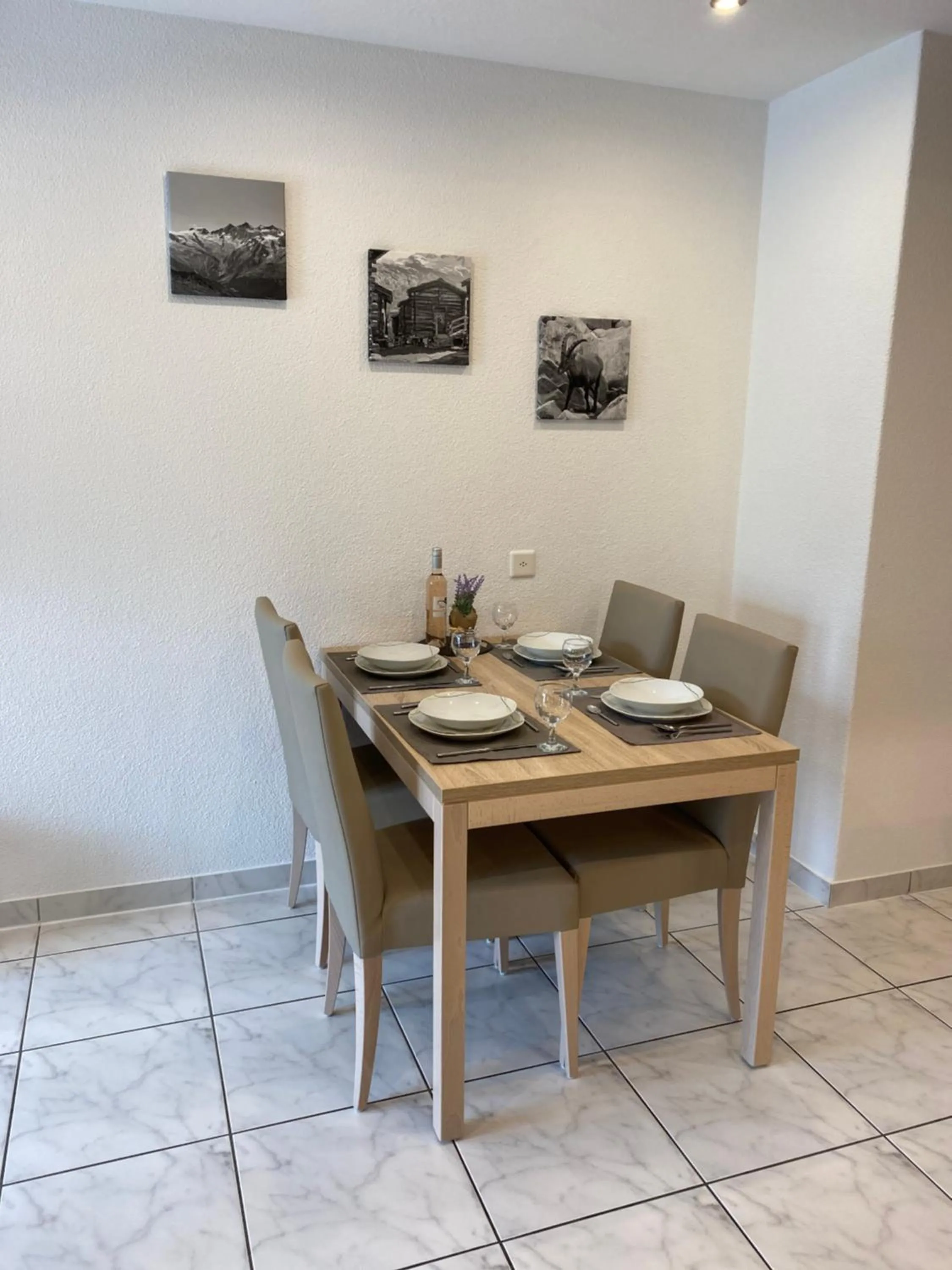Dining area in Apartments Arcadia