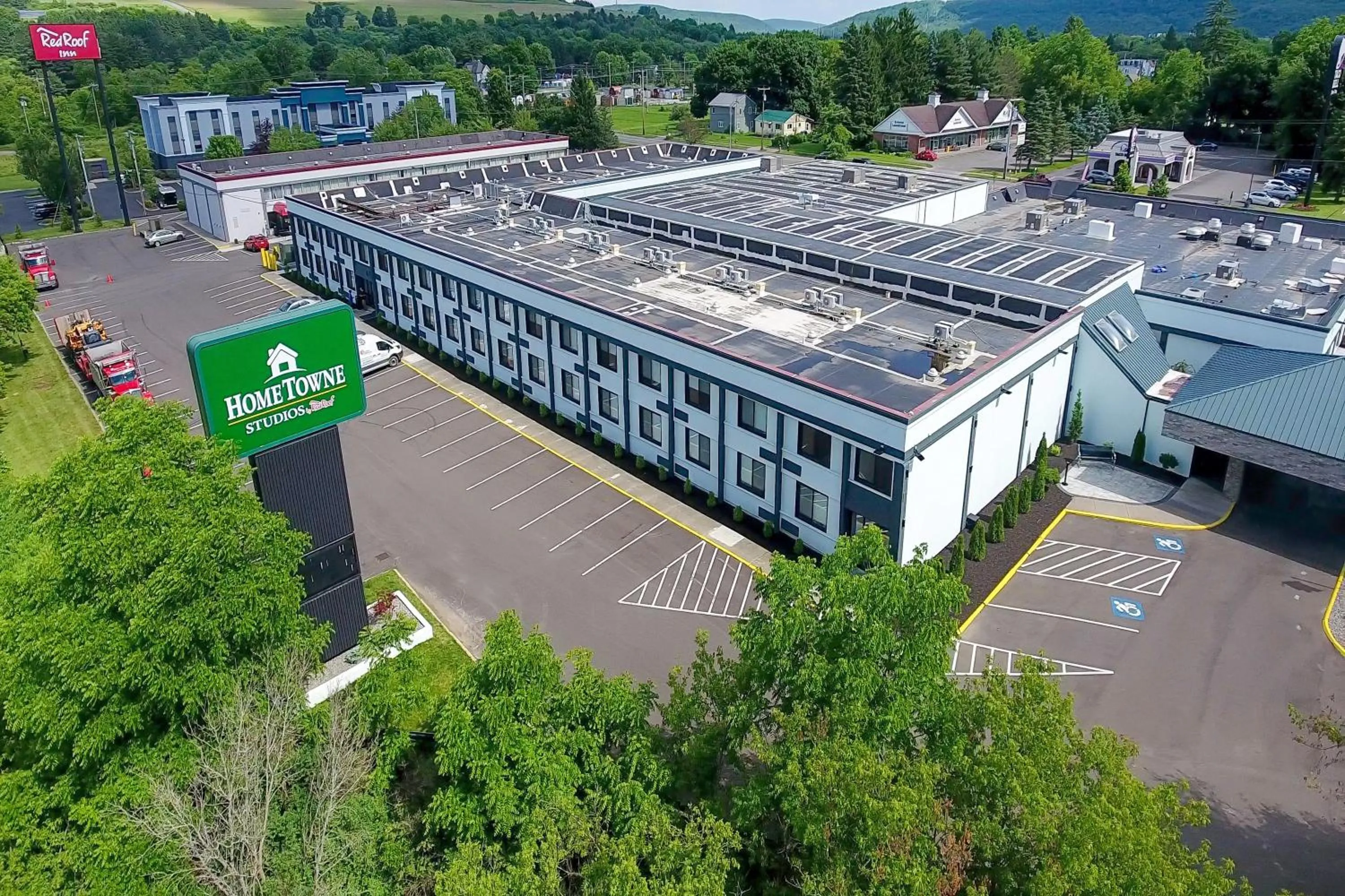Bird's eye view in HomeTowne Studios by Red Roof & Conference Center Cortland